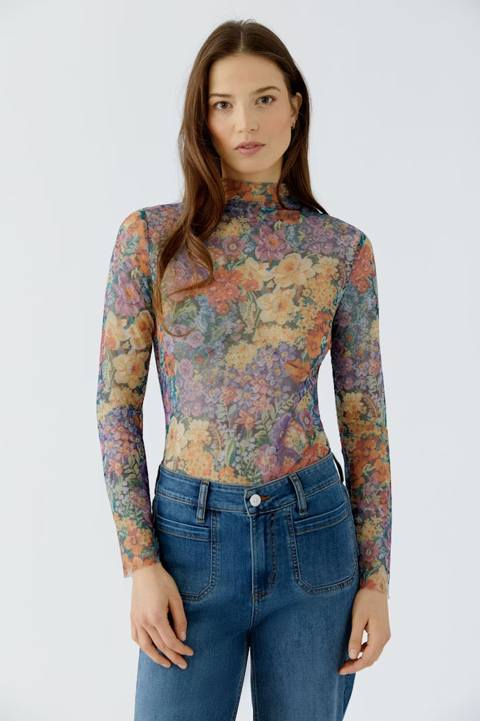 OUI PURPLE LACE BLOUSE 99102 0104 226