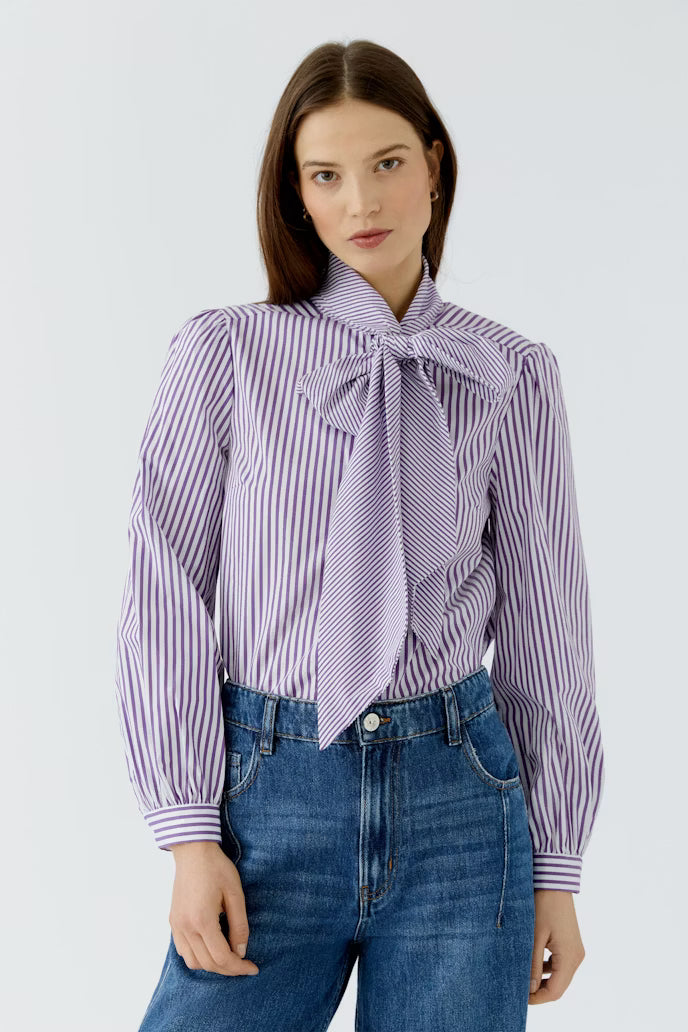 OUI PURPLE LACE BLOUSE 100415 0105 226