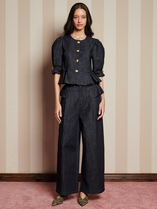 SISTER JANE CURIO DENIM TROUSERS 225