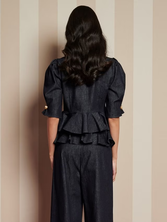 SISTER JANE CURIO DENIM TROUSERS 225