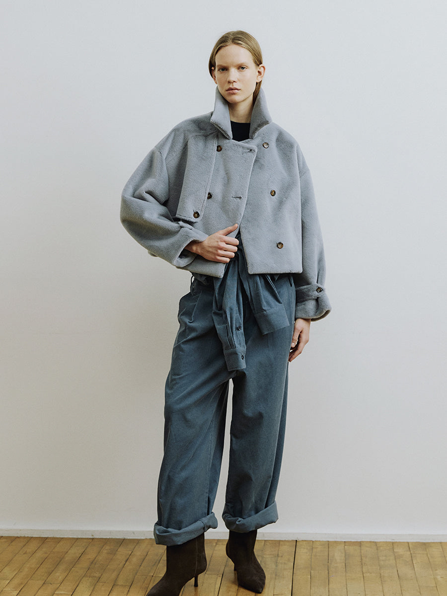 MOLLIOLLI CLEY CROPPED TRENCH JACKET 225