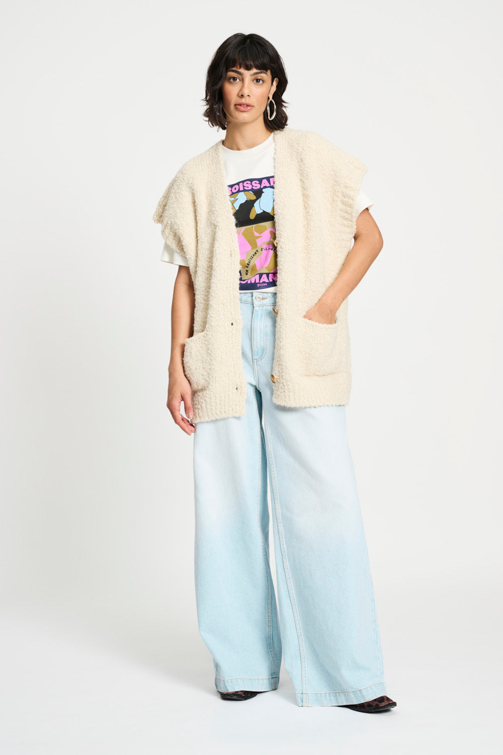 POM CARDIGAN - LE BLANC SP9266 225