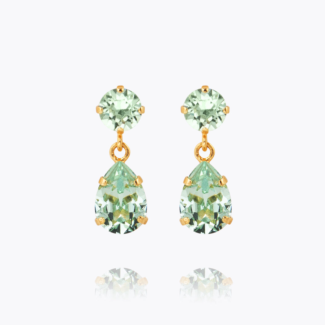 CAROLINE SVEDBOM - MINI DROP EARRINGS GOLD GREEN 100000000019 126