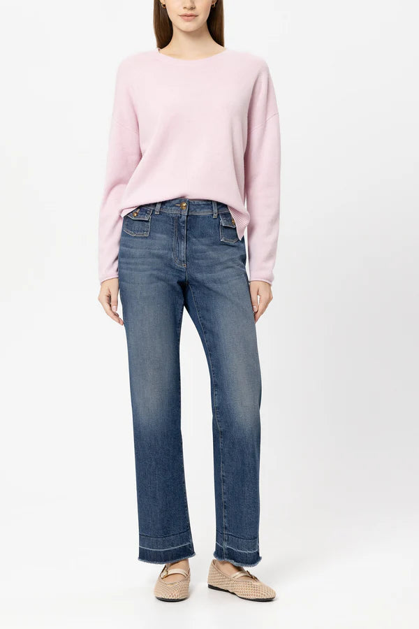 LUISA CERANO PINK CASHMERE KNIT 138751 126