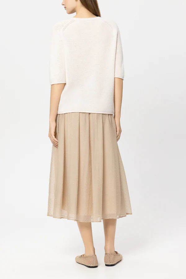 LUISA CERANO CREAM CASHMERE KNIT 138767 126