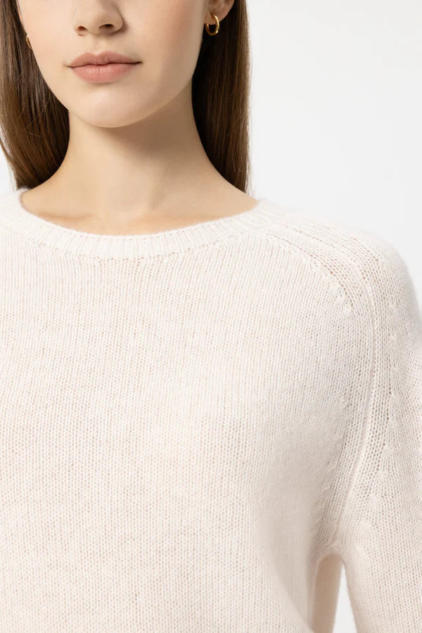 LUISA CERANO CREAM CASHMERE KNIT 138767 126