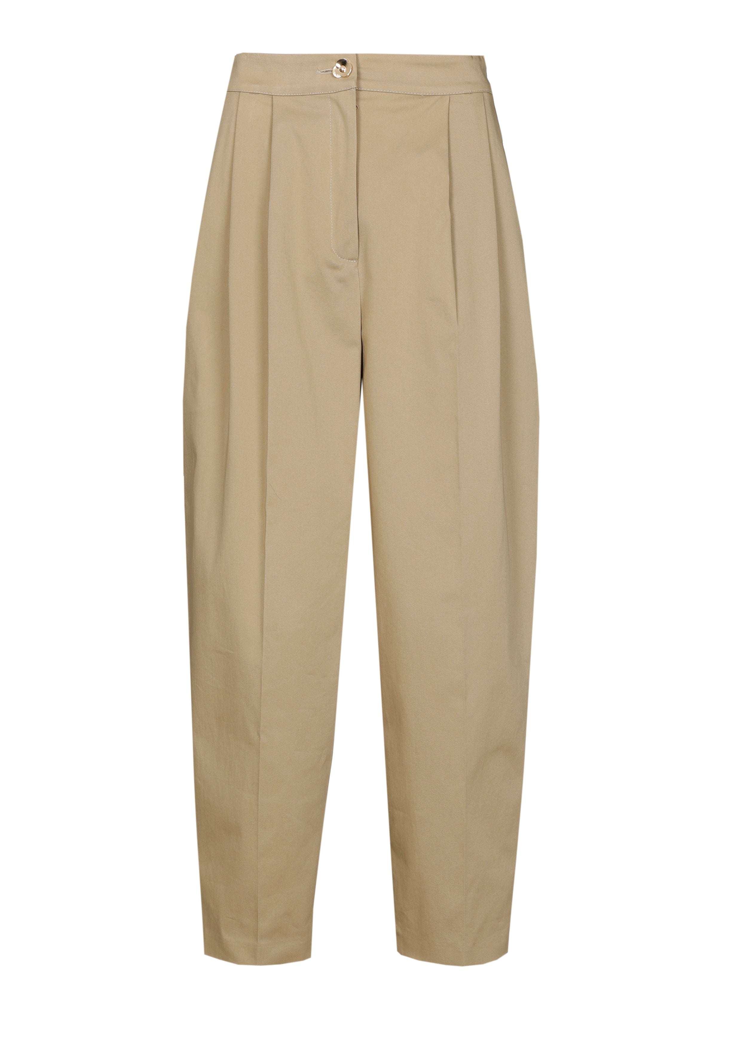 CAROLINE BISS KHAKI TROUSERS 1515 126
