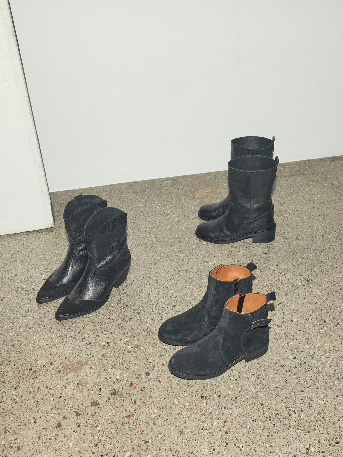 MOS MOSH  MMMelbourne Mid Leather Boot BLACK 166510 224