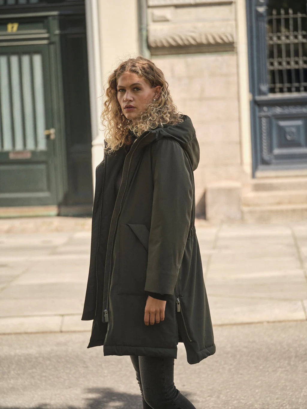 MOS MOSH KHAKI MMLISSA BORA COAT 173930 225