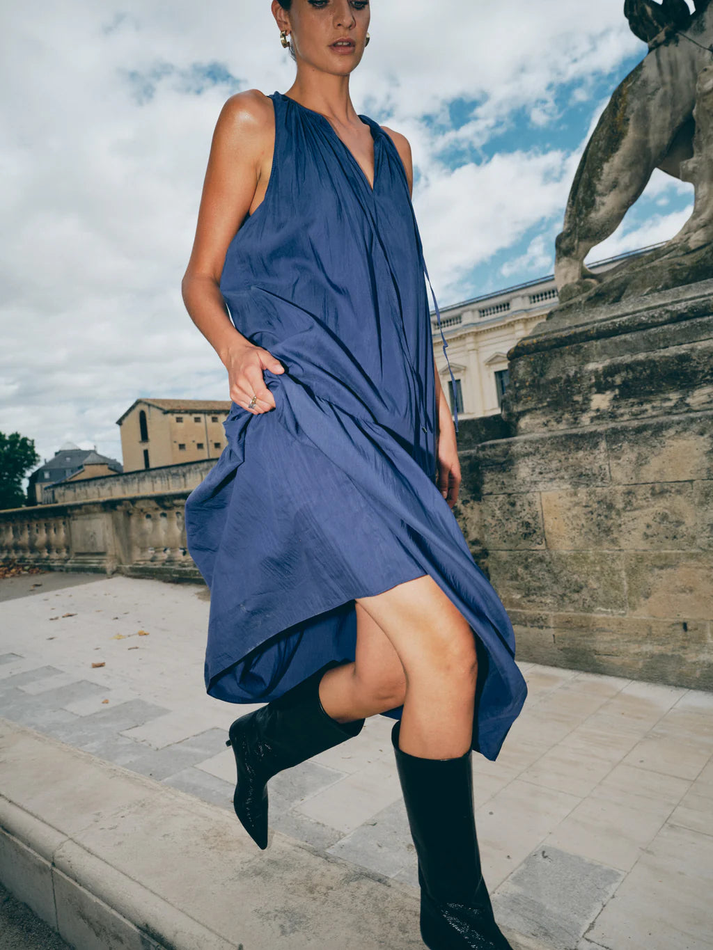 MOS MOSH MMSABRI TESS DRESS BLUE 177160 126