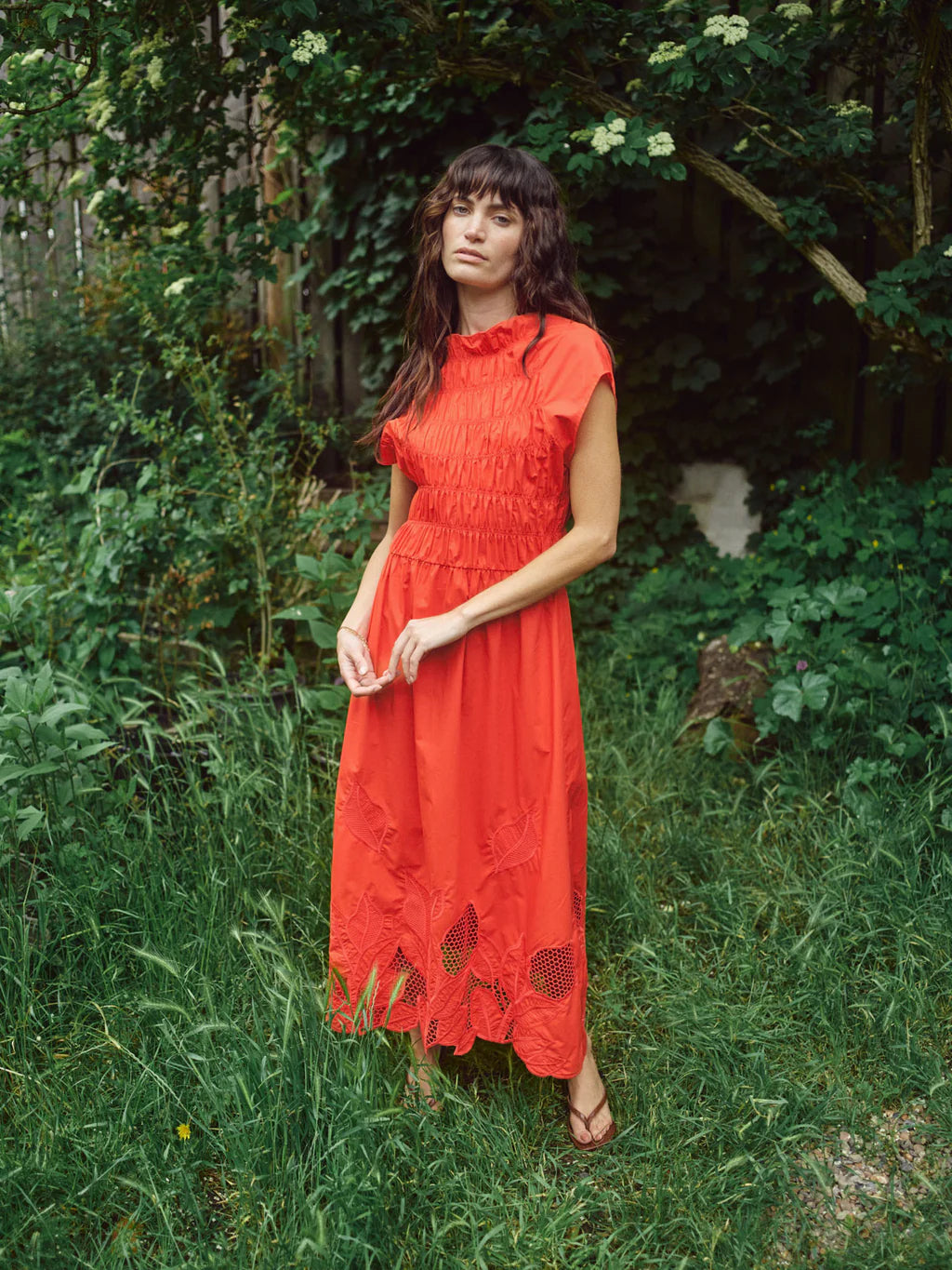 MOS MOSH MMARIA MONO DRESS ORANGE 177790 126