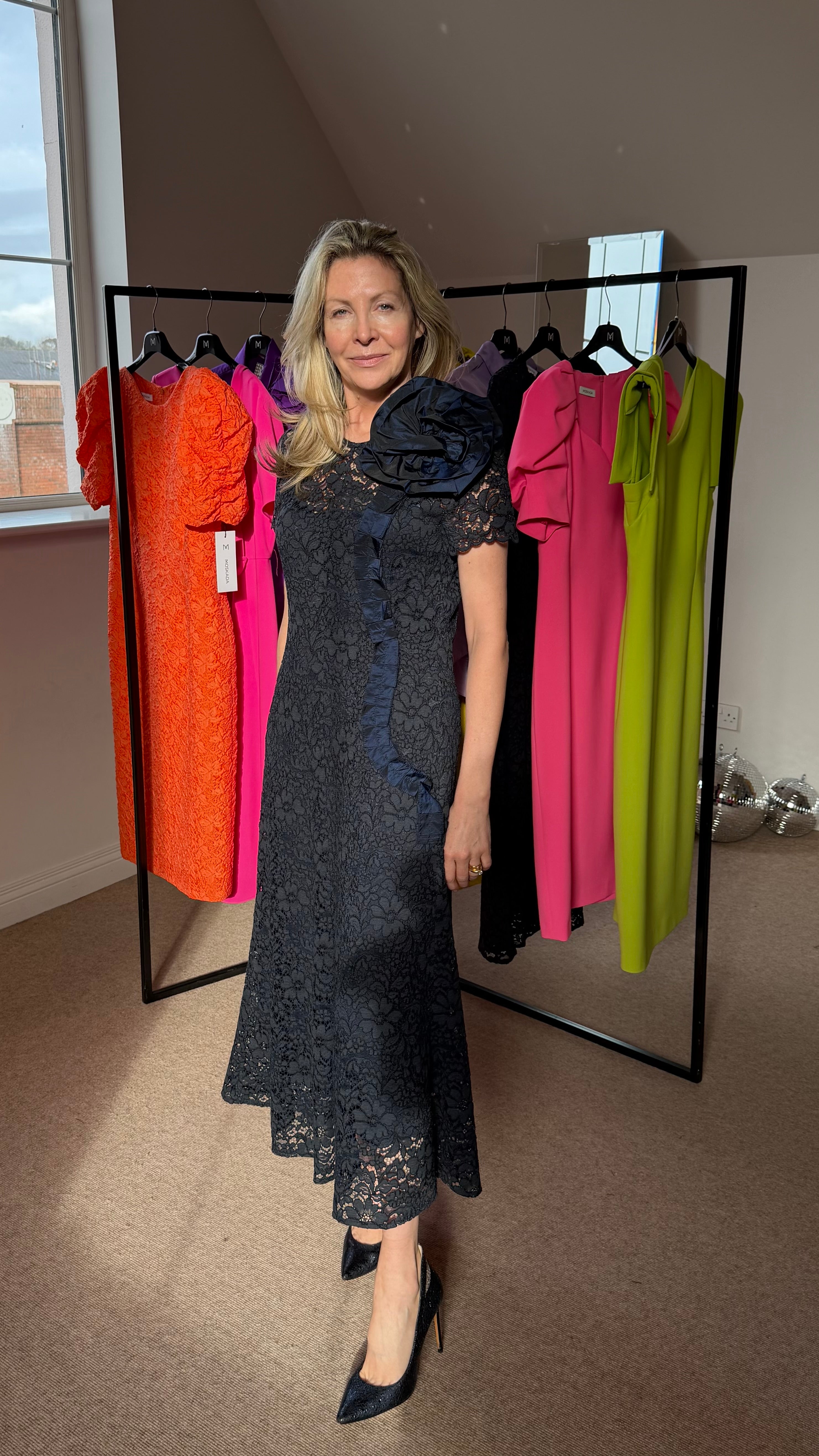 MOSKADA NAVY LACE DRESS 8324 126