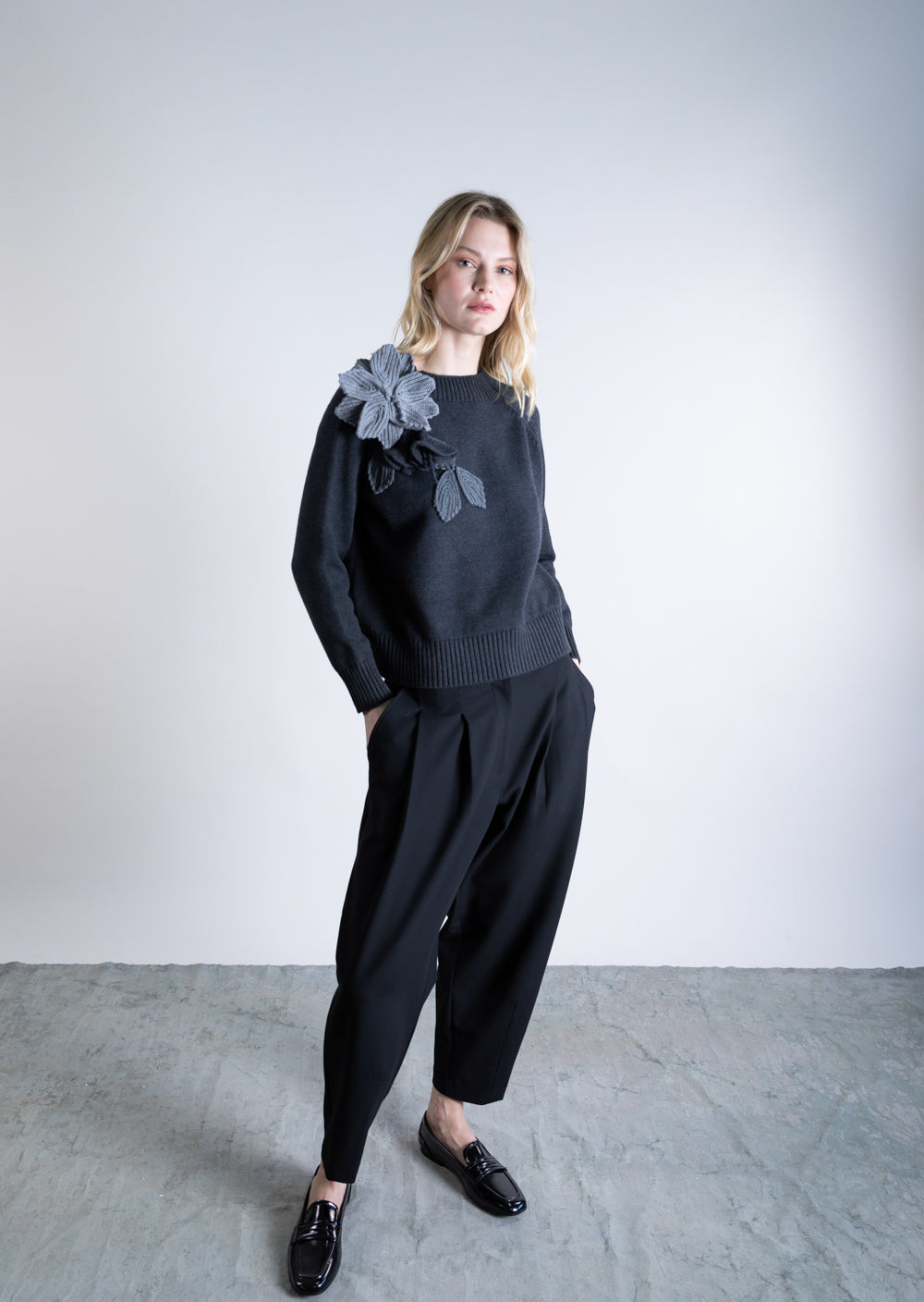 PSOPHIA BLACK TROUSERS 212TRS2485 225