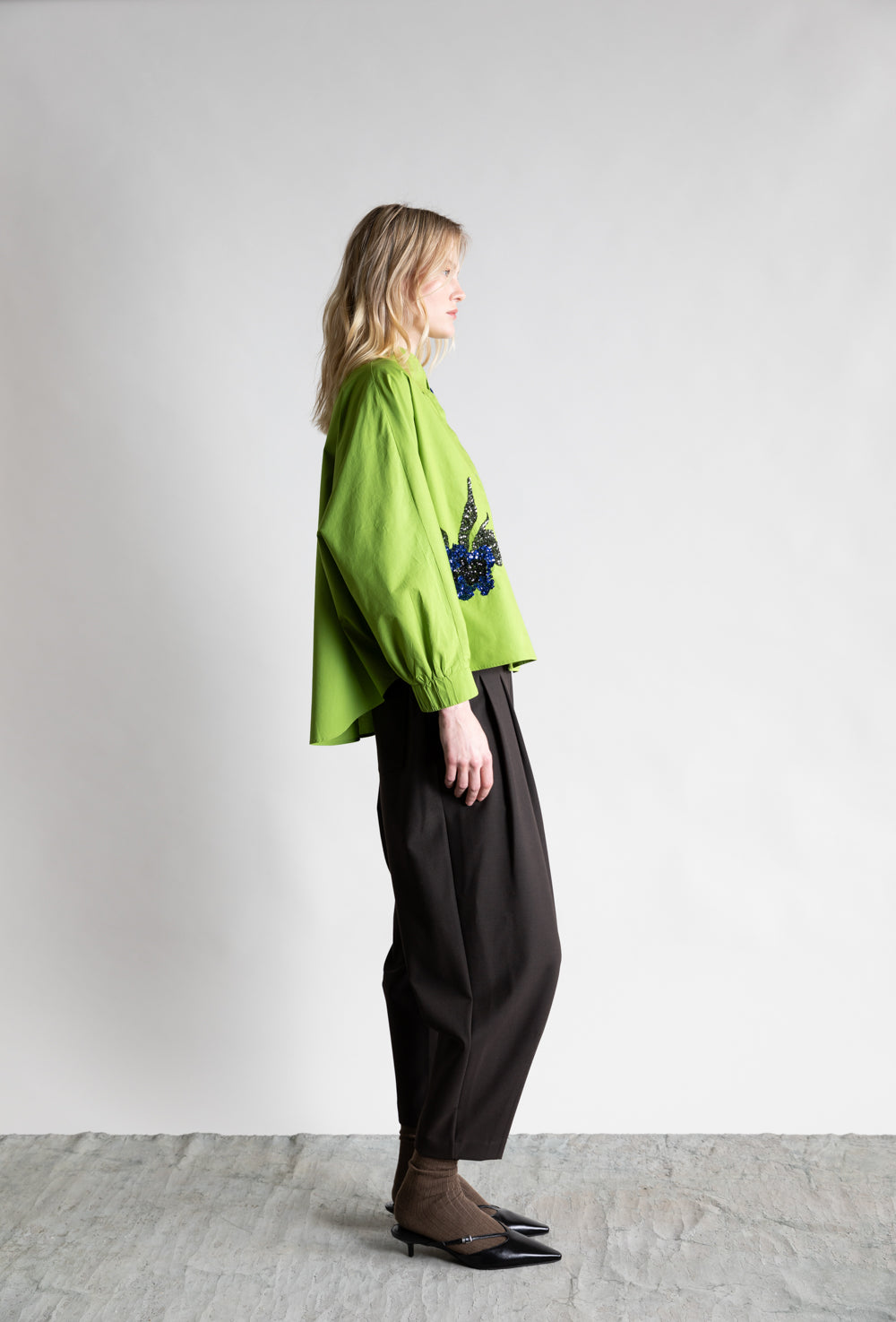 PSOPHIA GREEN SHIRT 214SHR2493 225