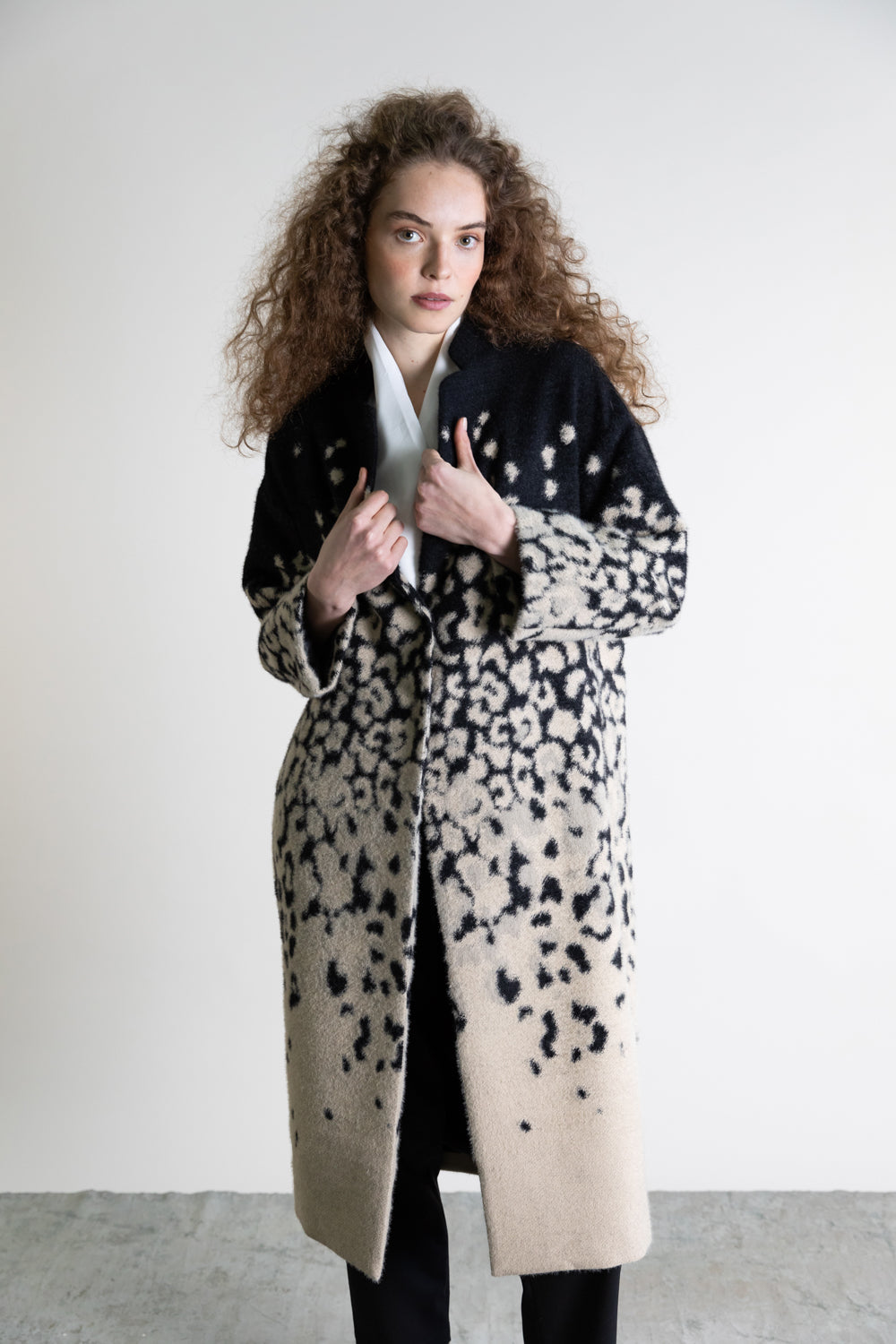 PSOPHIA BLACK COAT 221COA2407 225