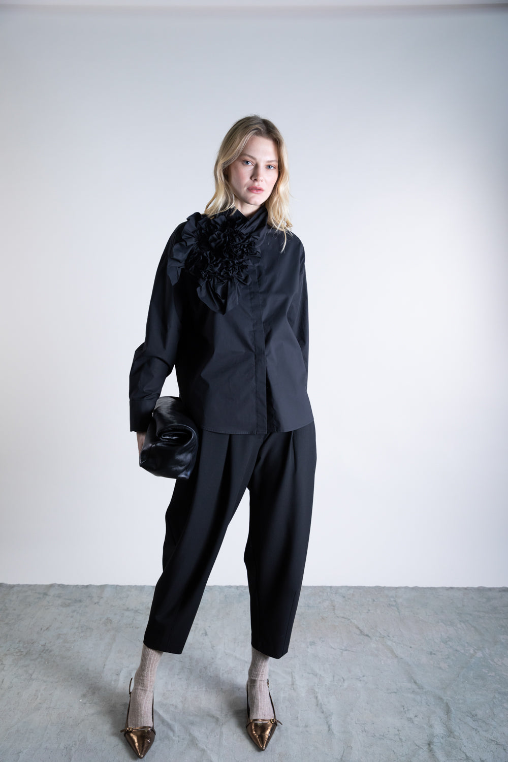 PSOPHIA BLACK SHIRT 225SHR2522 225