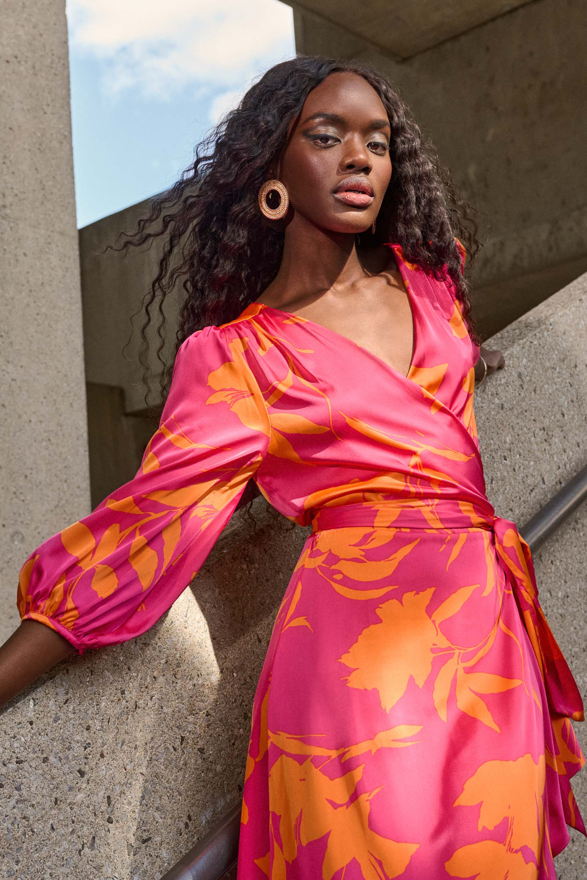 JOSEPH RIBKOFF PINK LDS DRESS 251906 125