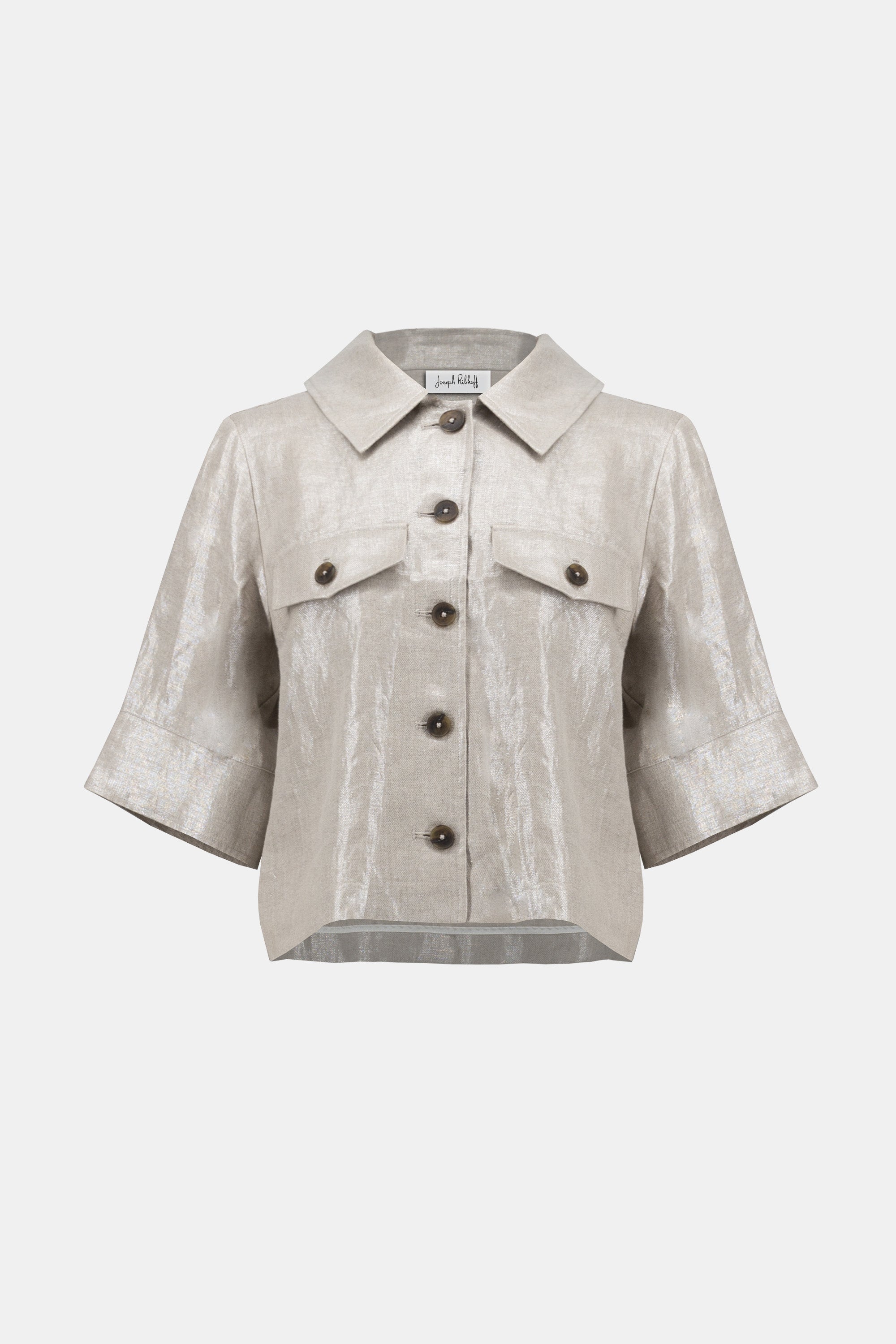 JOSEPH RIBKOFF CREAM JACKET 252921 125