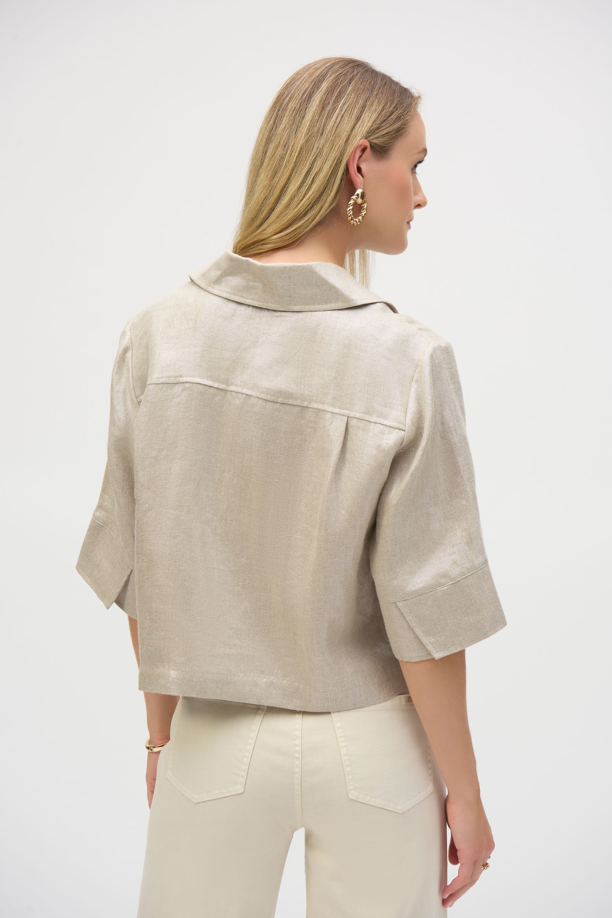 JOSEPH RIBKOFF CREAM JACKET 252921 125