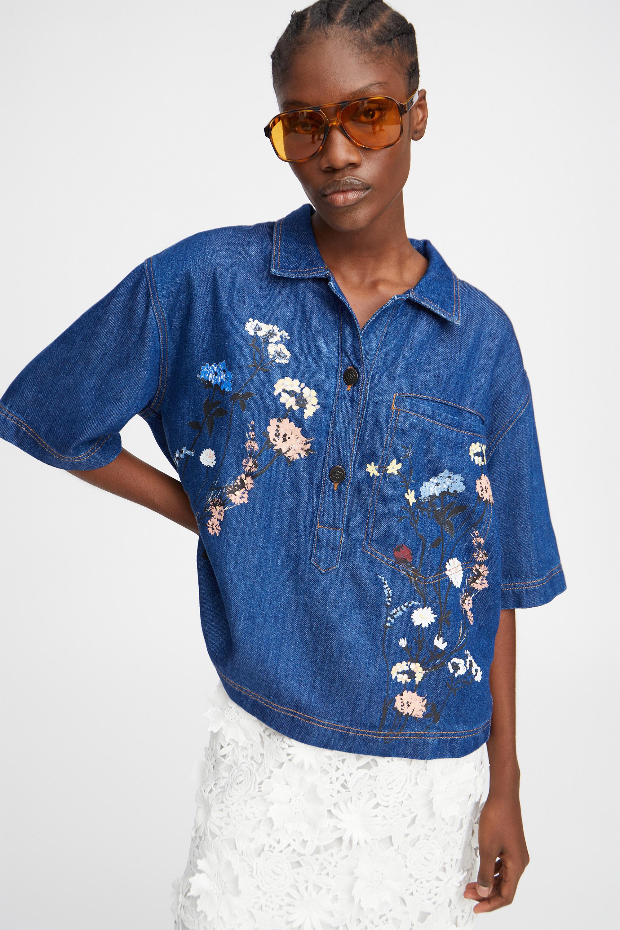 MUNTHE PHOR DENIM BLOUSE 225