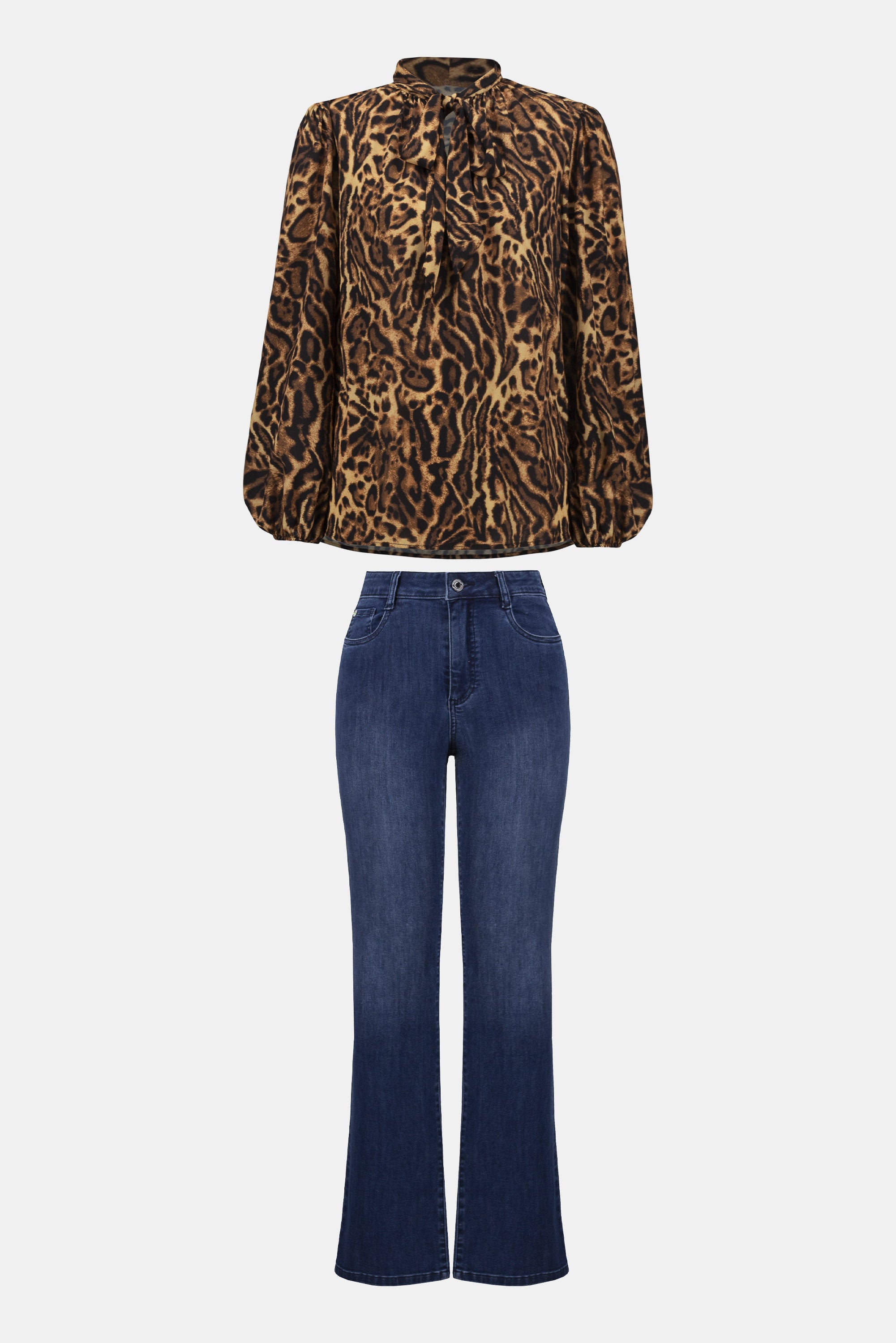 JOSEPH RIBKOFF ANIMAL PRINT TOP 253077 225