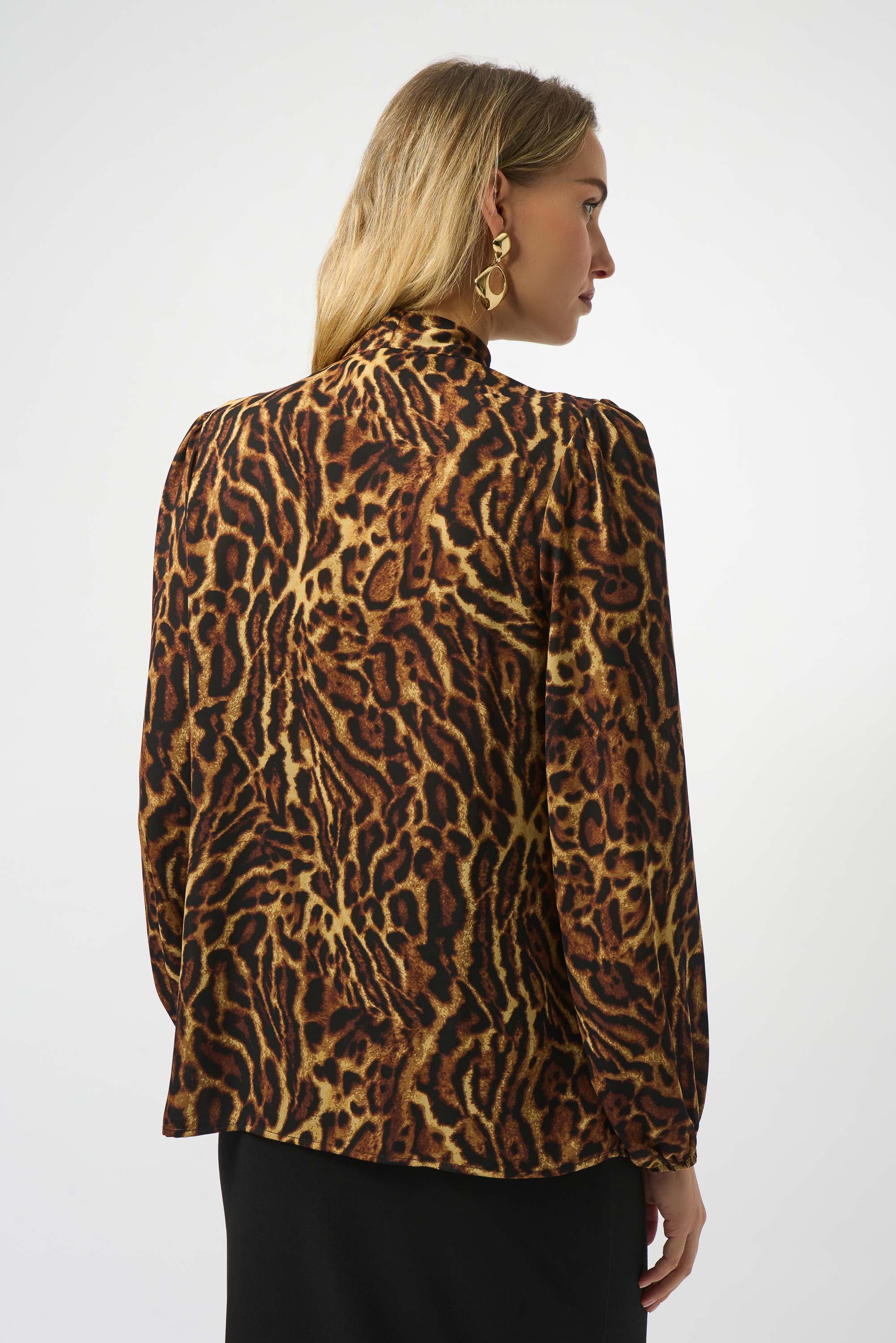 JOSEPH RIBKOFF ANIMAL PRINT TOP 253077 225
