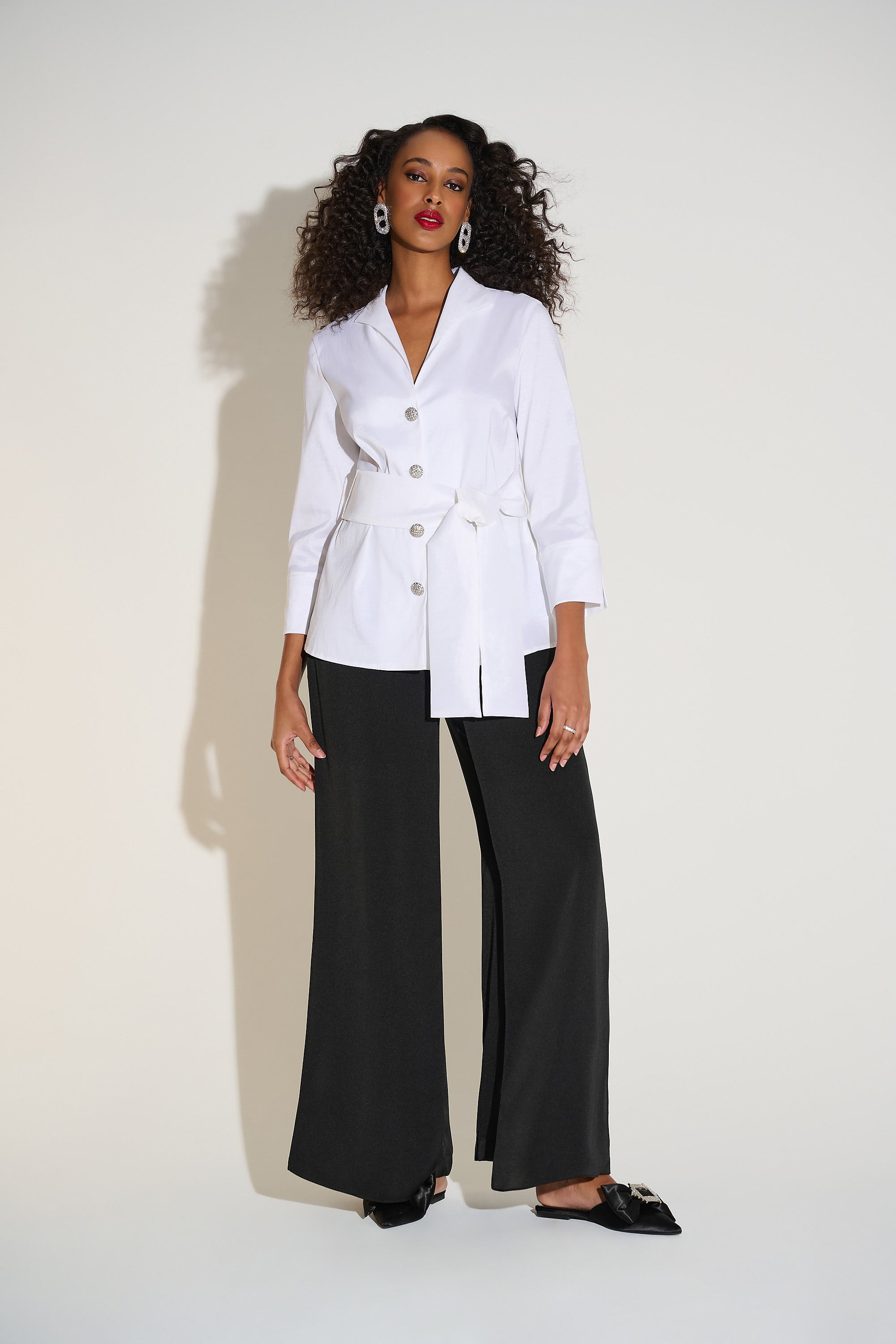 JOSEPH RIBKOFF VANILLA BLOUSE 253797 225