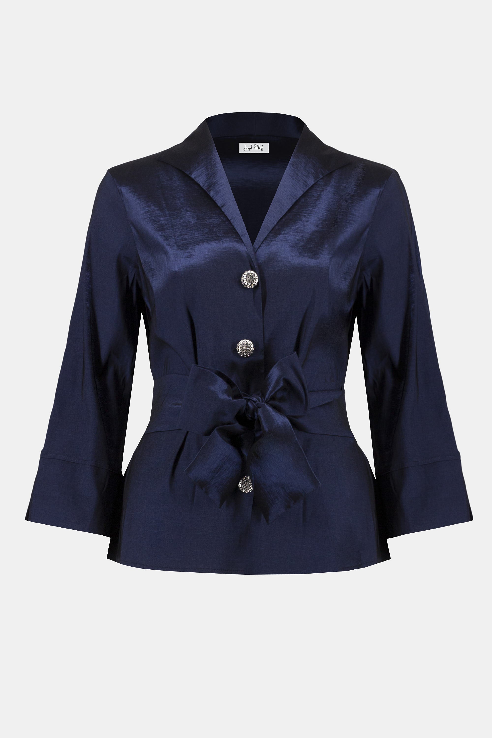 JOSEPH RIBKOFF NAVY BLOUSE 253797 225