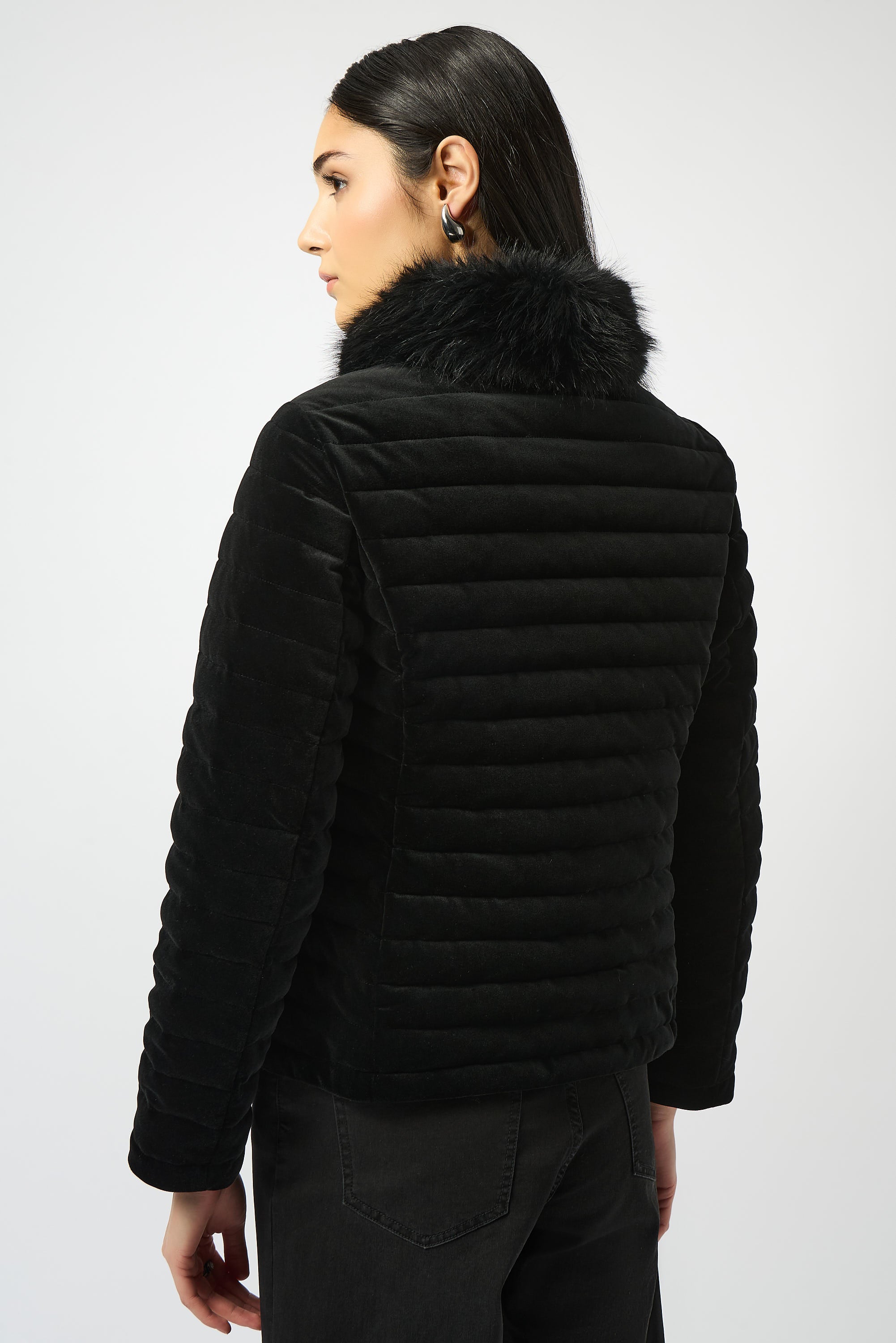 JOSEPH RIBKOFF BLACK COAT 253928 225
