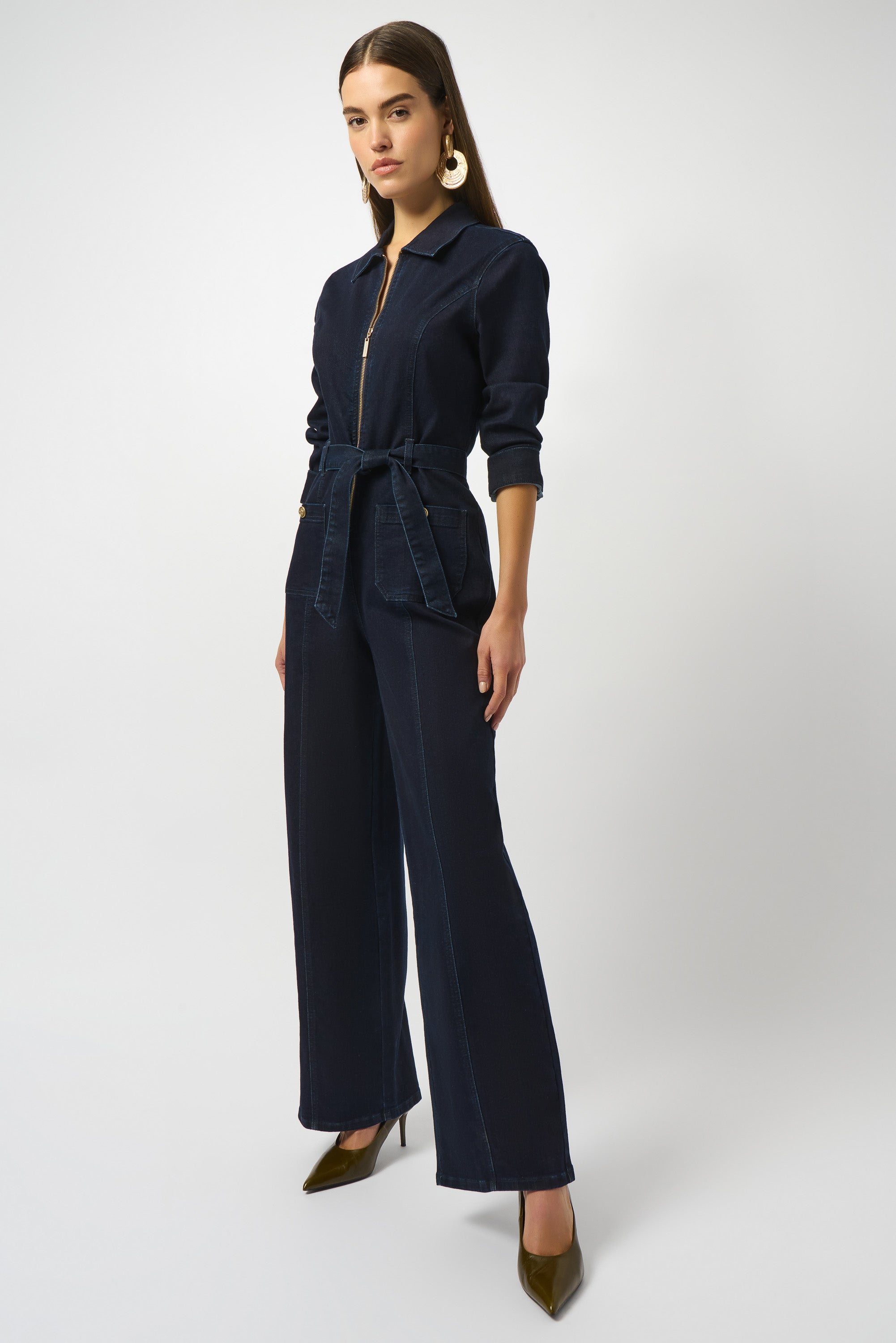 JOSEPH RIBKOFF INDIGO JUMPSUIT 253948 225