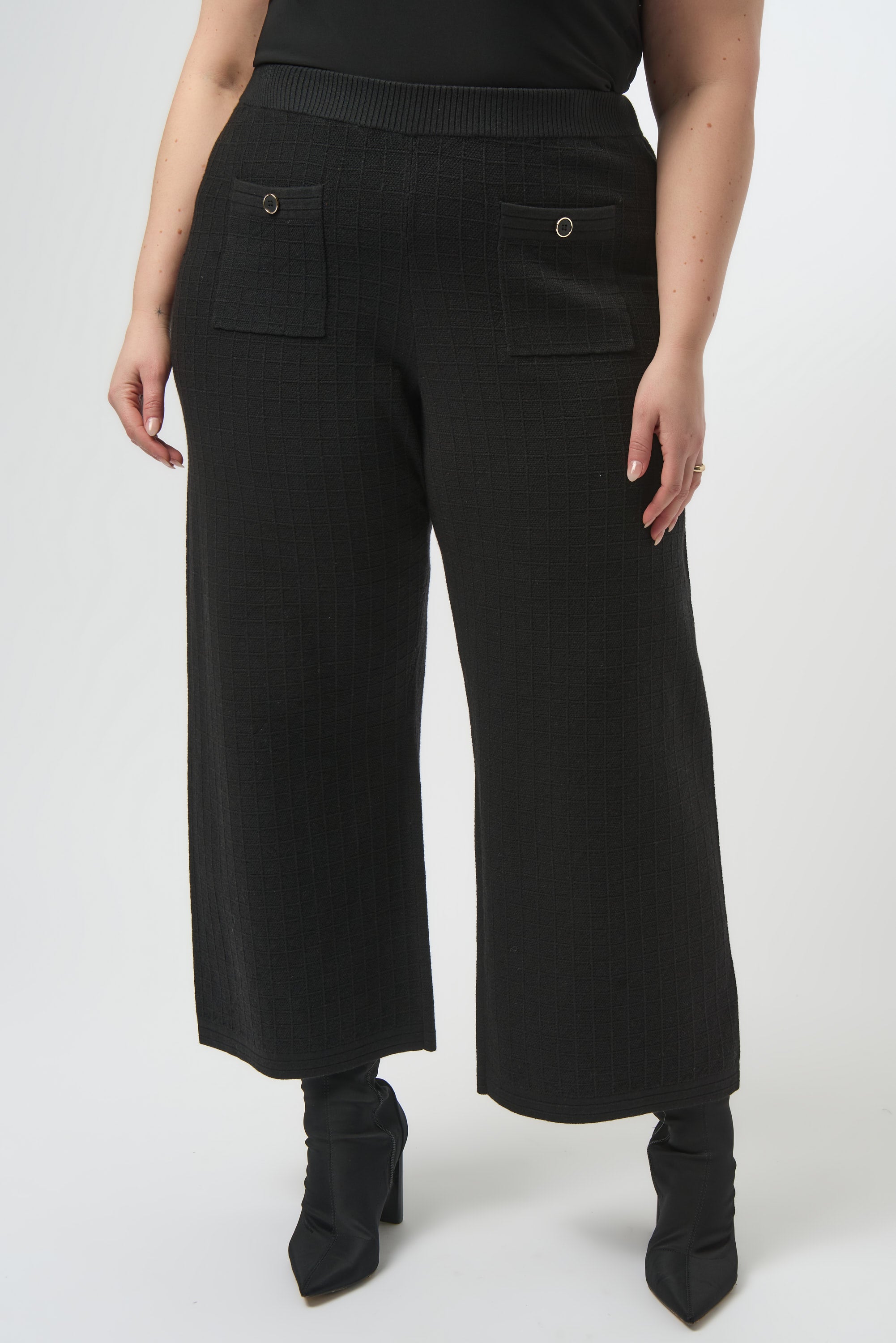 JOSEPH RIBKOFF BLACK PANT 253984-11 225