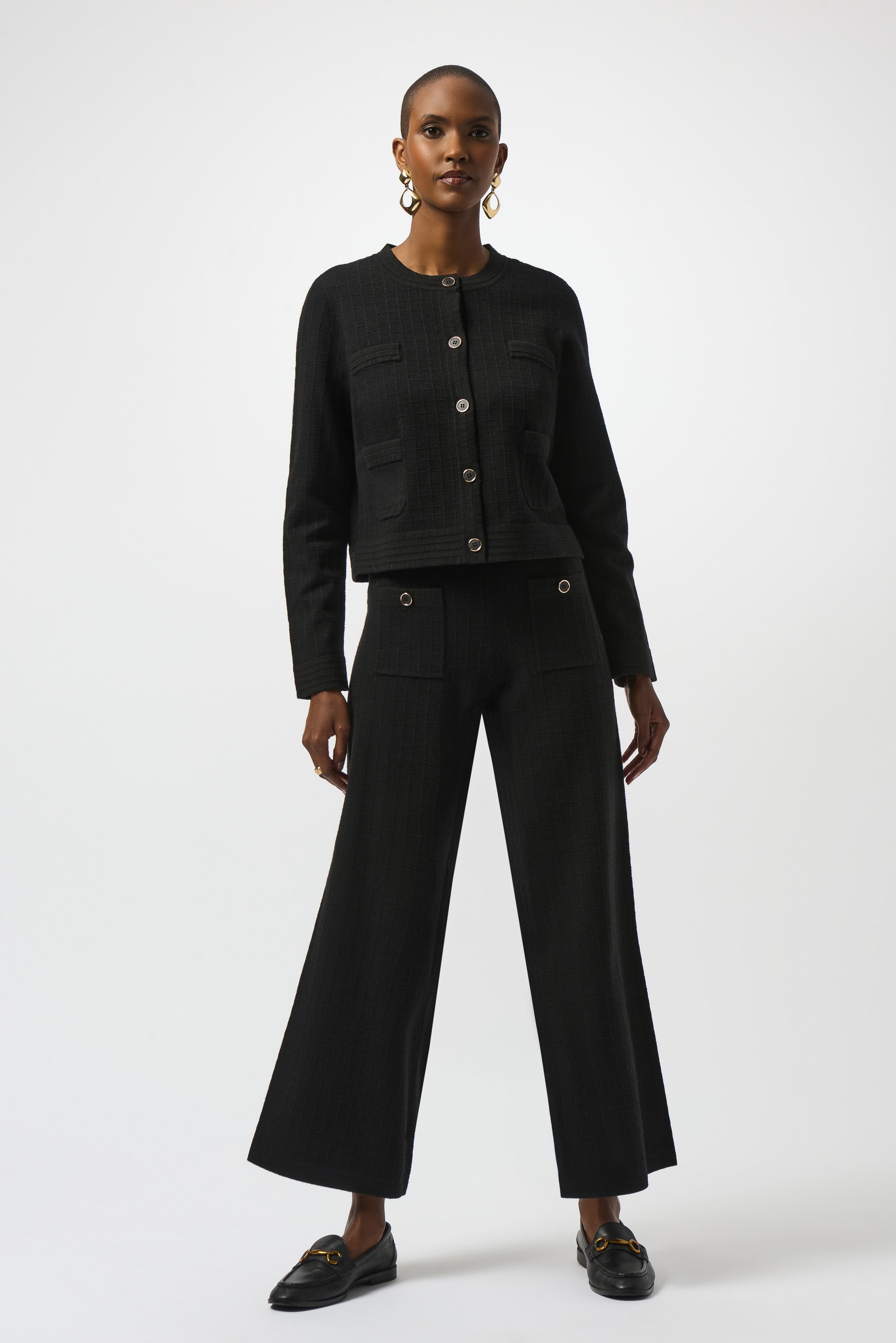 JOSEPH RIBKOFF BLACK PANT 253984-11 225