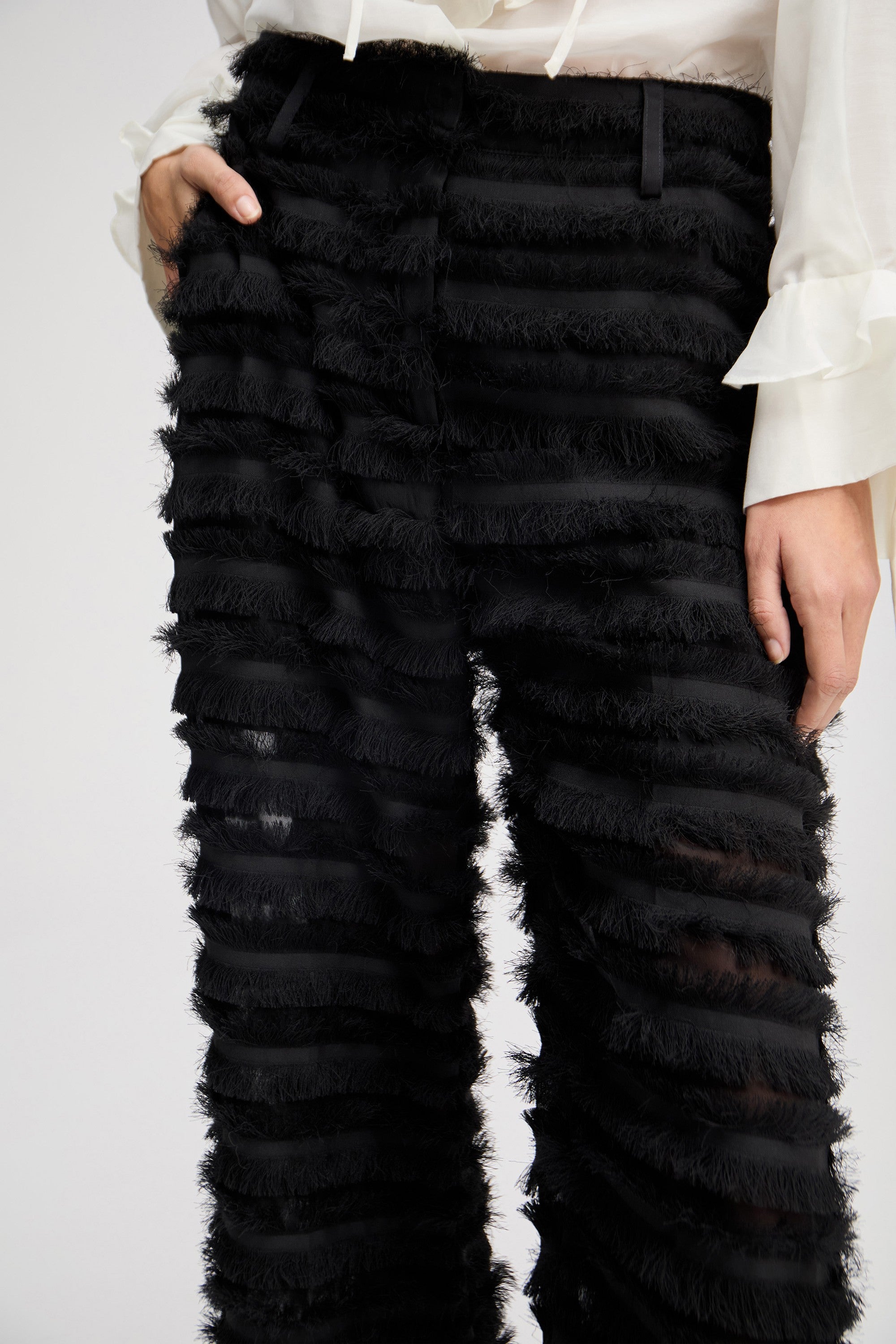 MUNTHE LAITH BLACK TROUSERS 225