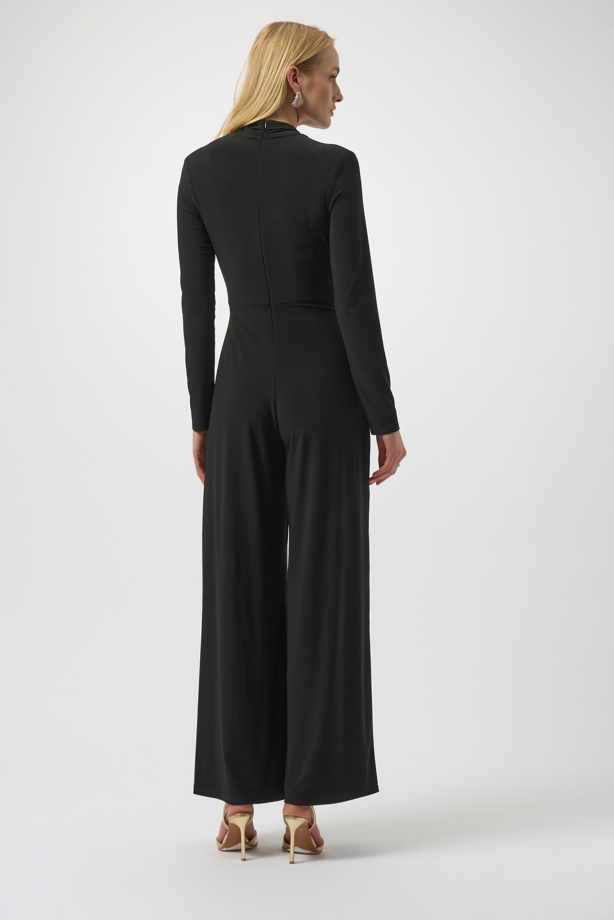 JOSEPH RIBKOFF BLACK LDS JUMPSUIT 254013-11- 225
