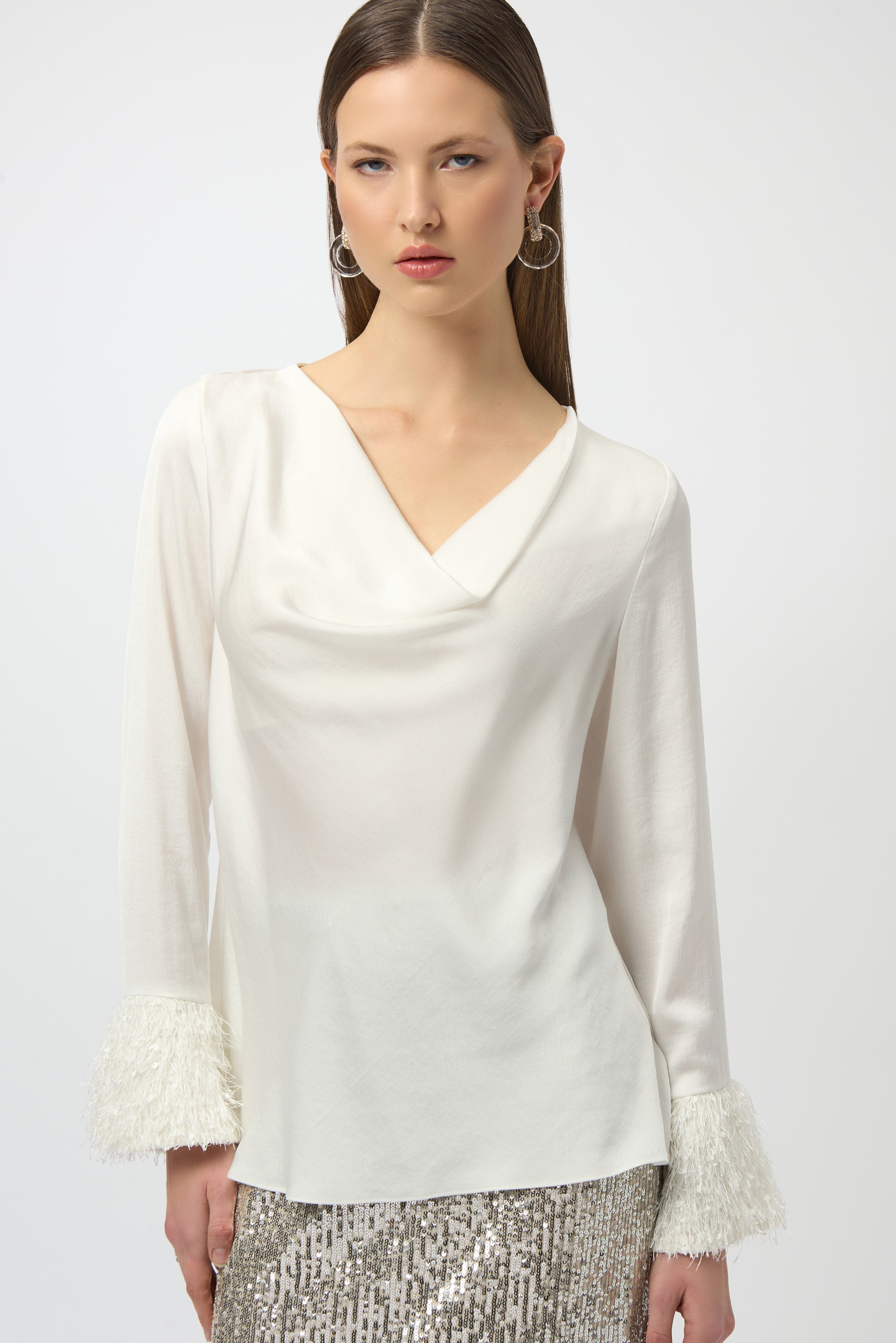 JOSEPH RIBKOFF WHITE LDS TOP 254020-3984- 225