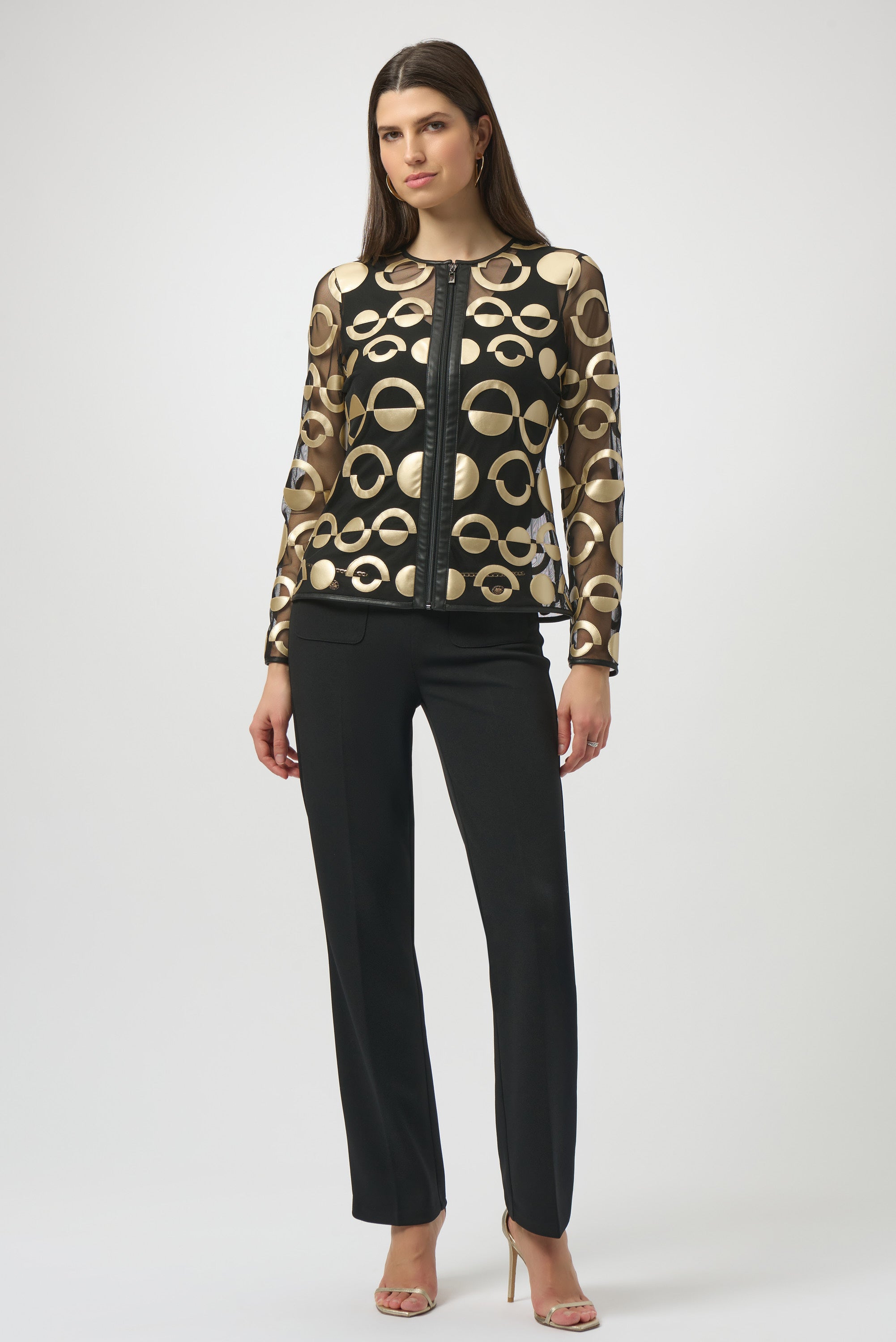JOSEPH RIBKOFF BLACK LDS PANT 254043-11- 225