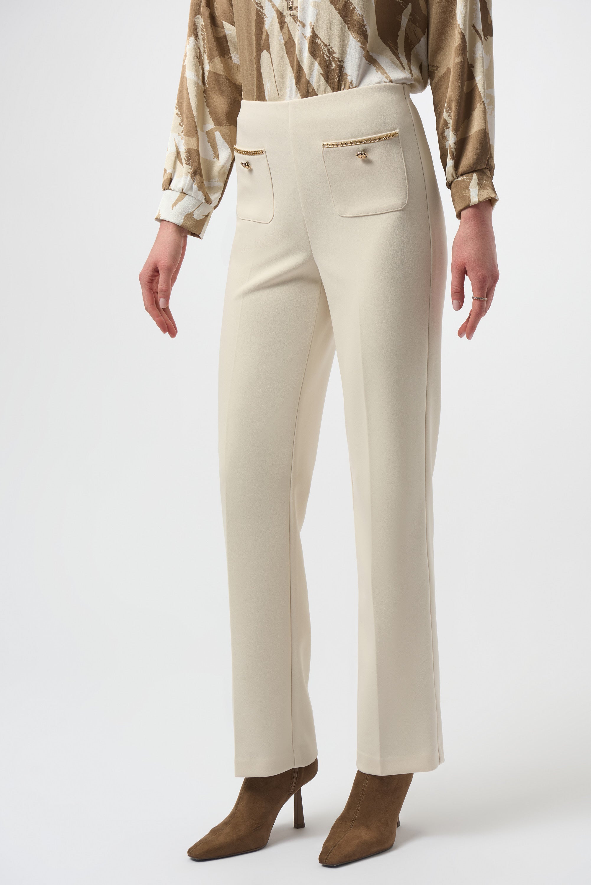 JOSEPH RIBKOFF CREAM LDS PANT 254043-4457- 225