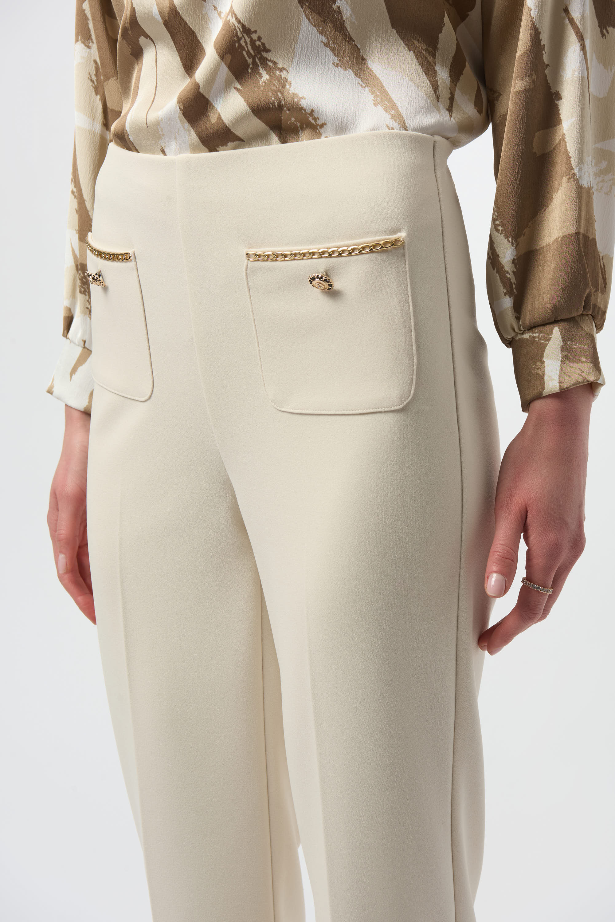 JOSEPH RIBKOFF CREAM LDS PANT 254043-4457- 225