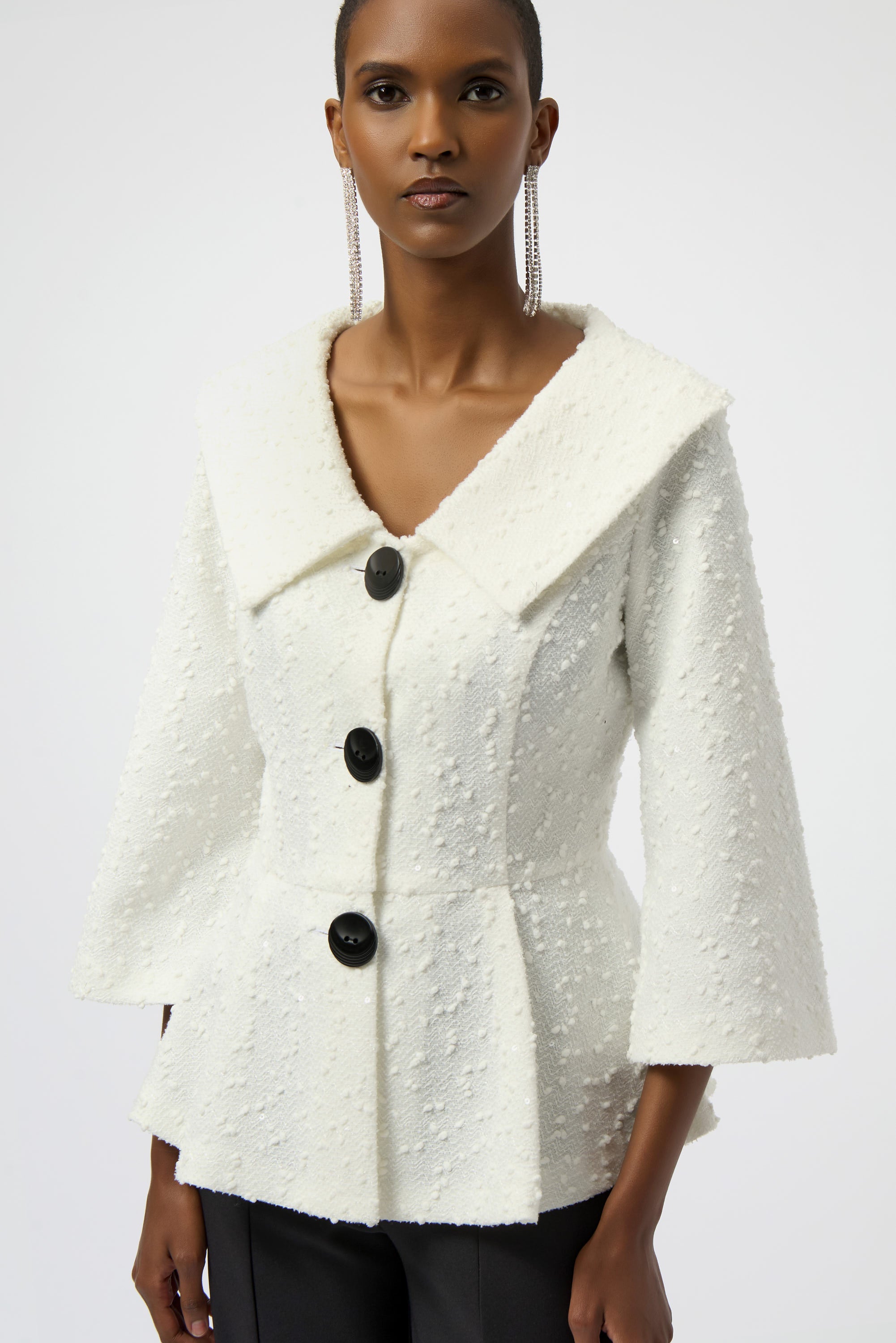 JOSEPH RIBKOFF WHITE LDS JACKET 254184-3984- 225