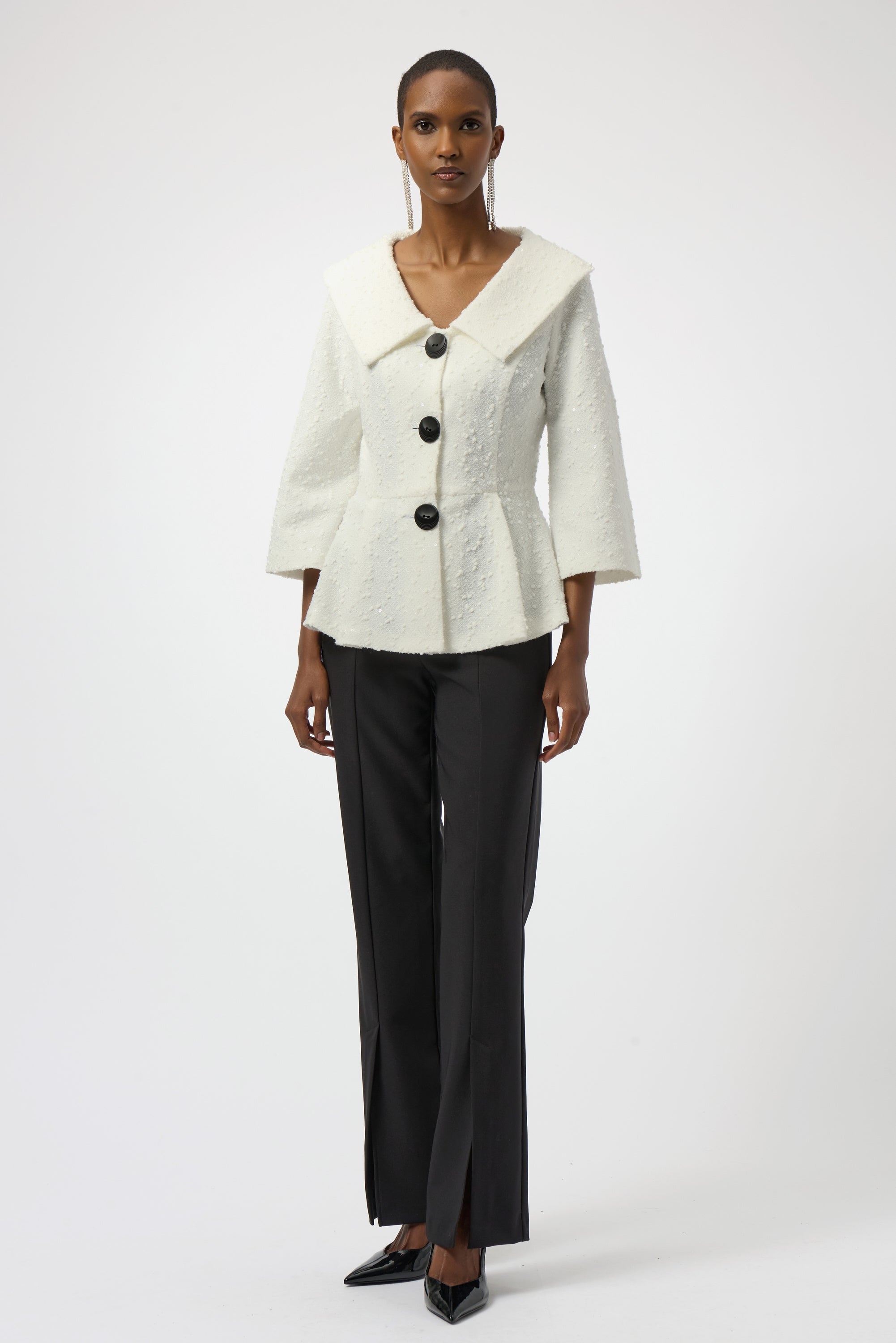 JOSEPH RIBKOFF WHITE LDS JACKET 254184-3984- 225