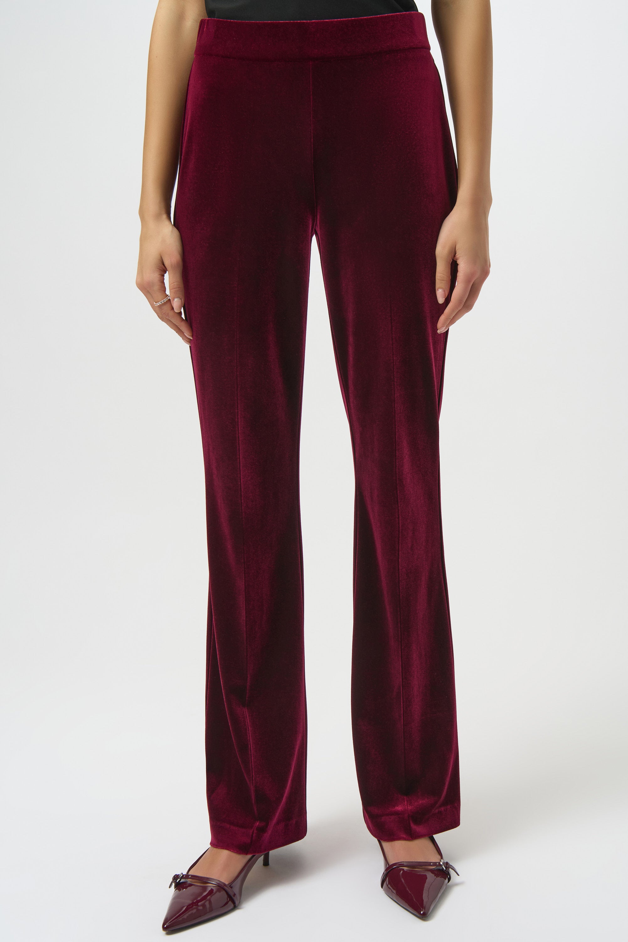JOSEPH RIBKOFF BURGUNDY LDS PANT 254195-3587- 225