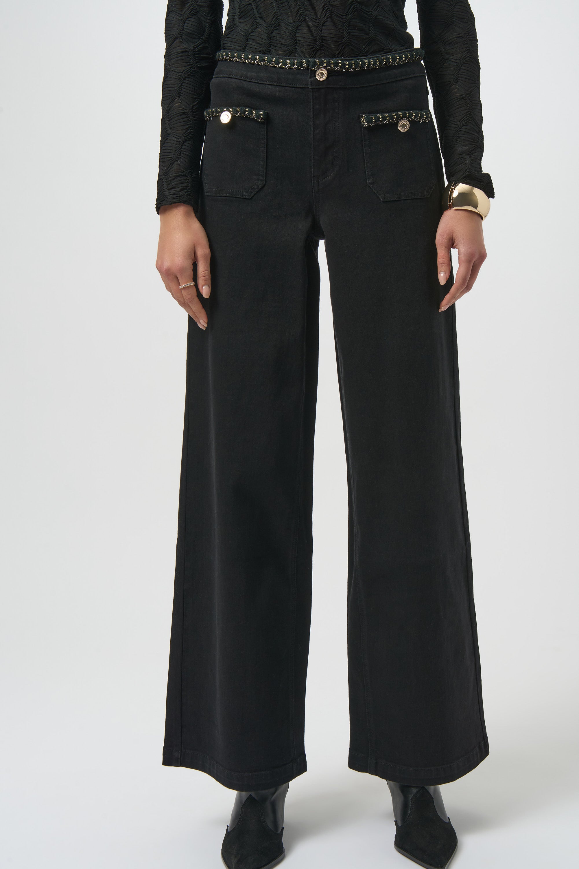 JOSEPH RIBKOFF BLACK LDS PANT 254915-11- 225