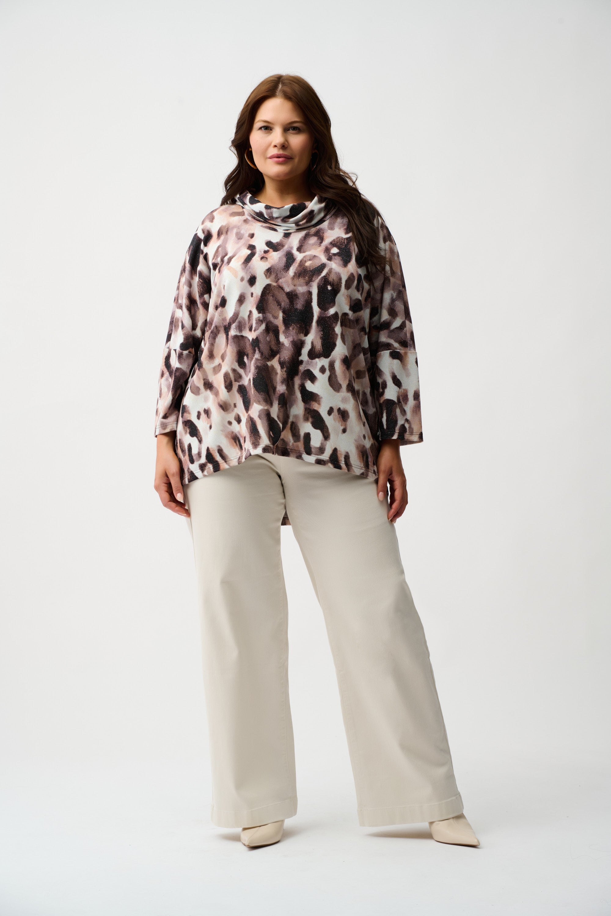 JOSEPH RIBKOFF BEIGE LDS PANT 254919-4457- 225