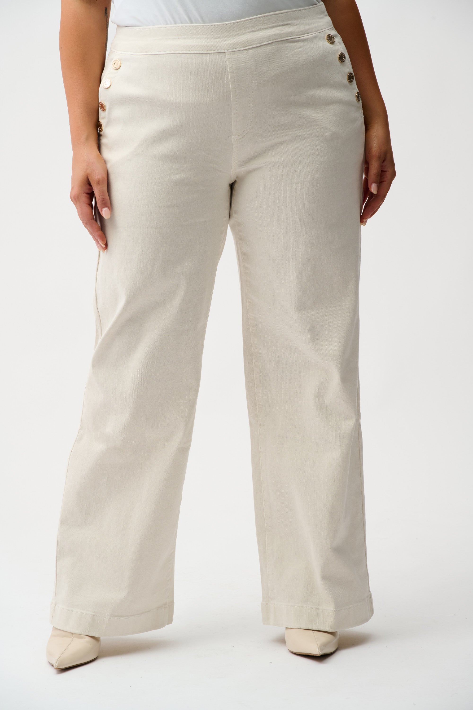 JOSEPH RIBKOFF BEIGE LDS PANT 254919-4457- 225