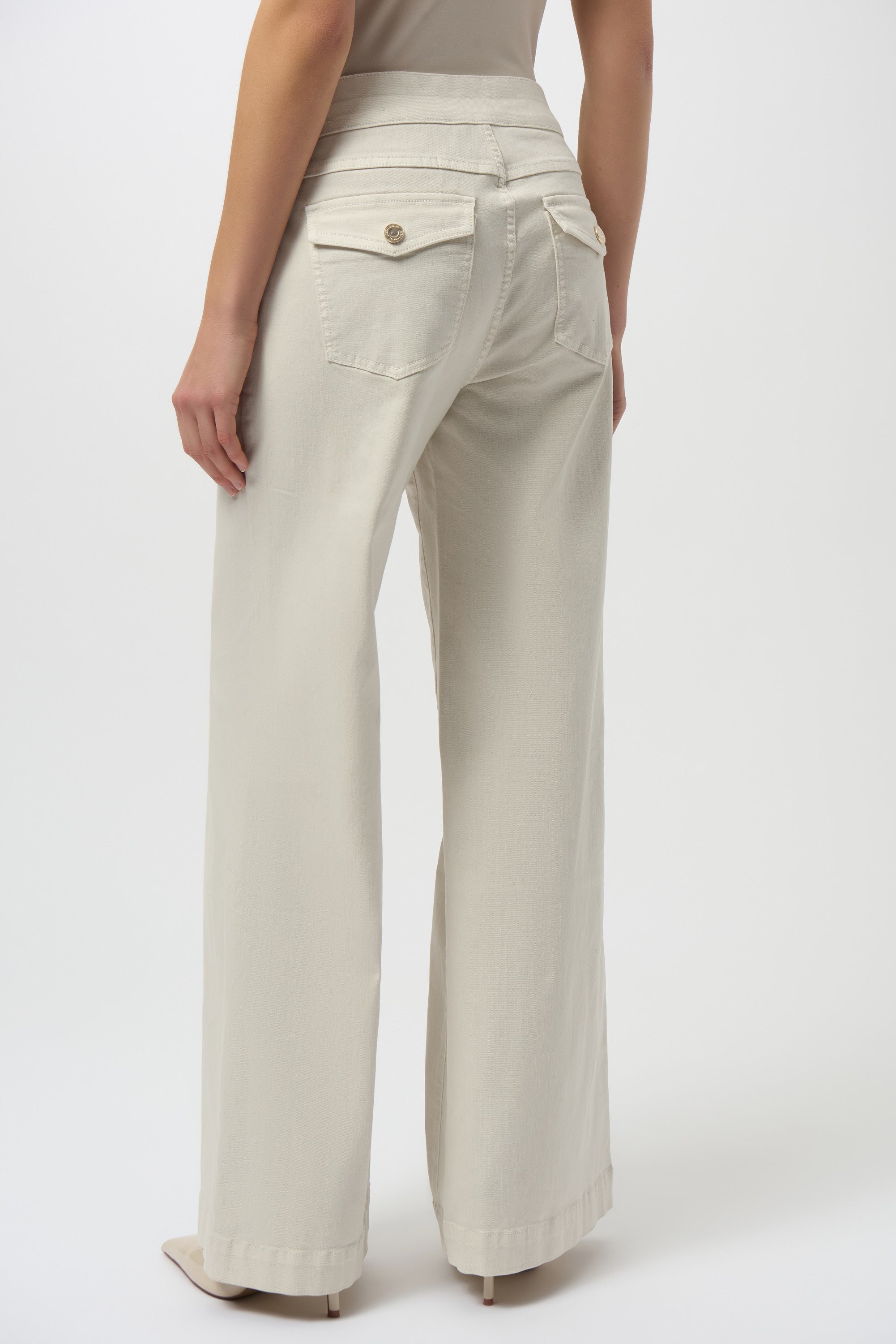 JOSEPH RIBKOFF BEIGE LDS PANT 254919-4457- 225