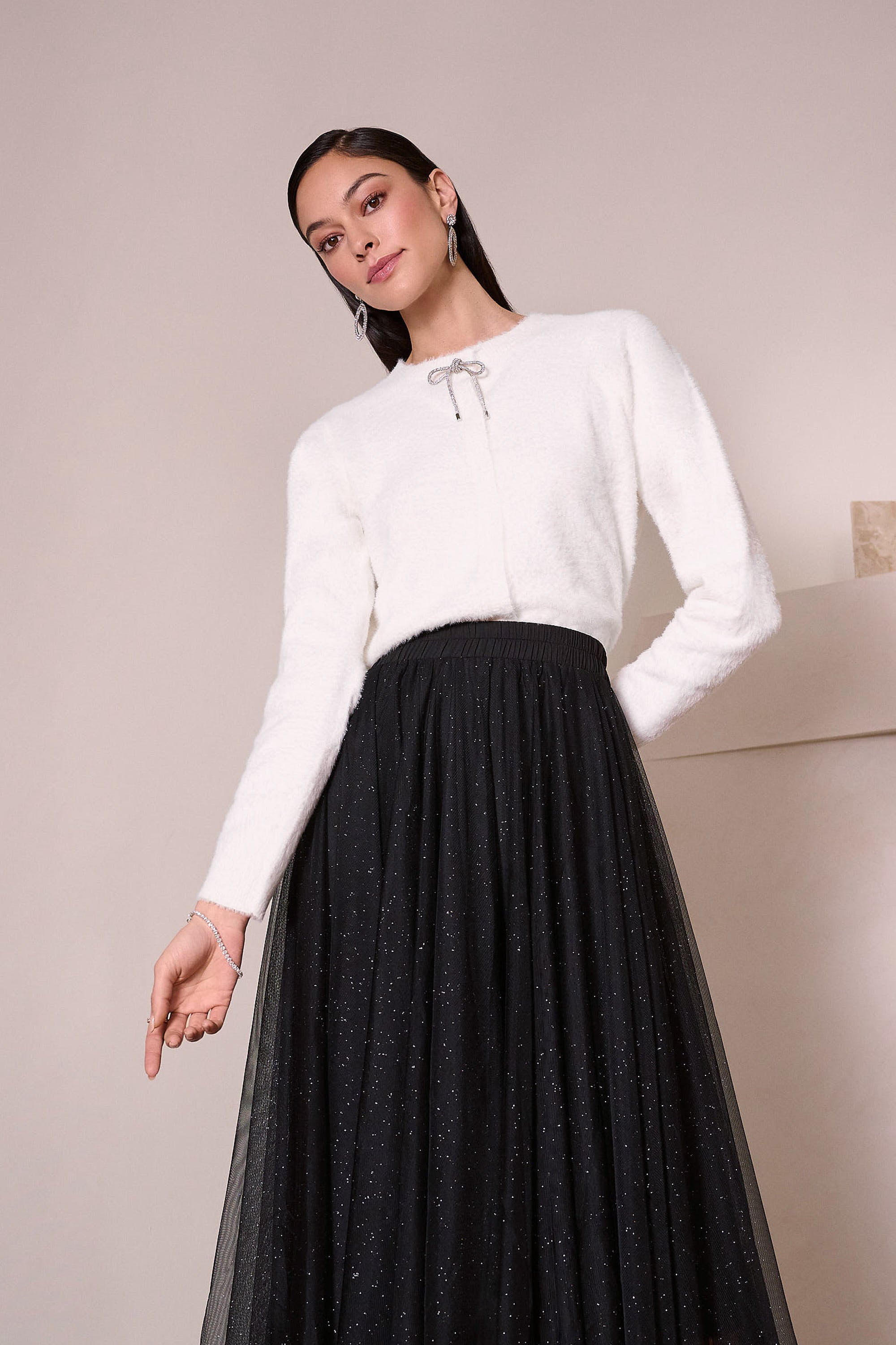 JOSEPH RIBKOFF WHITE CARDIGAN 254955-3984- 225