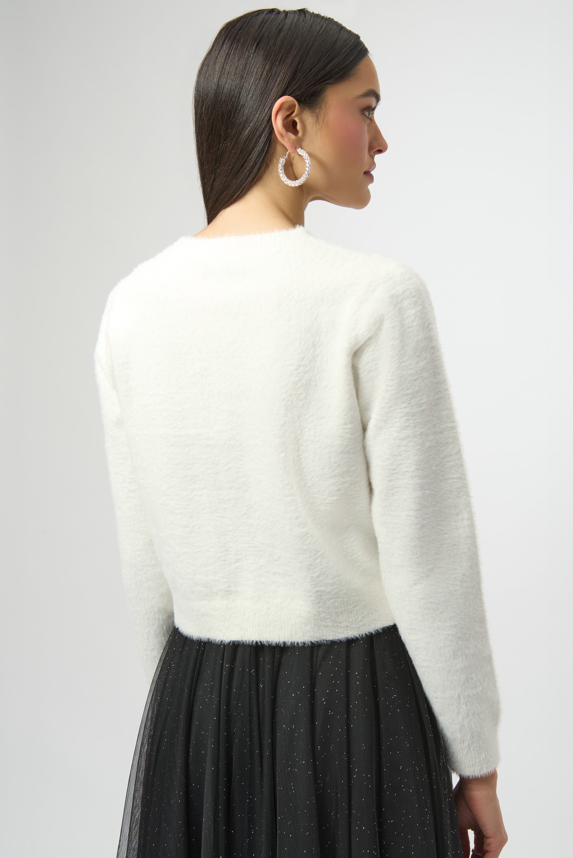 JOSEPH RIBKOFF WHITE CARDIGAN 254955-3984- 225