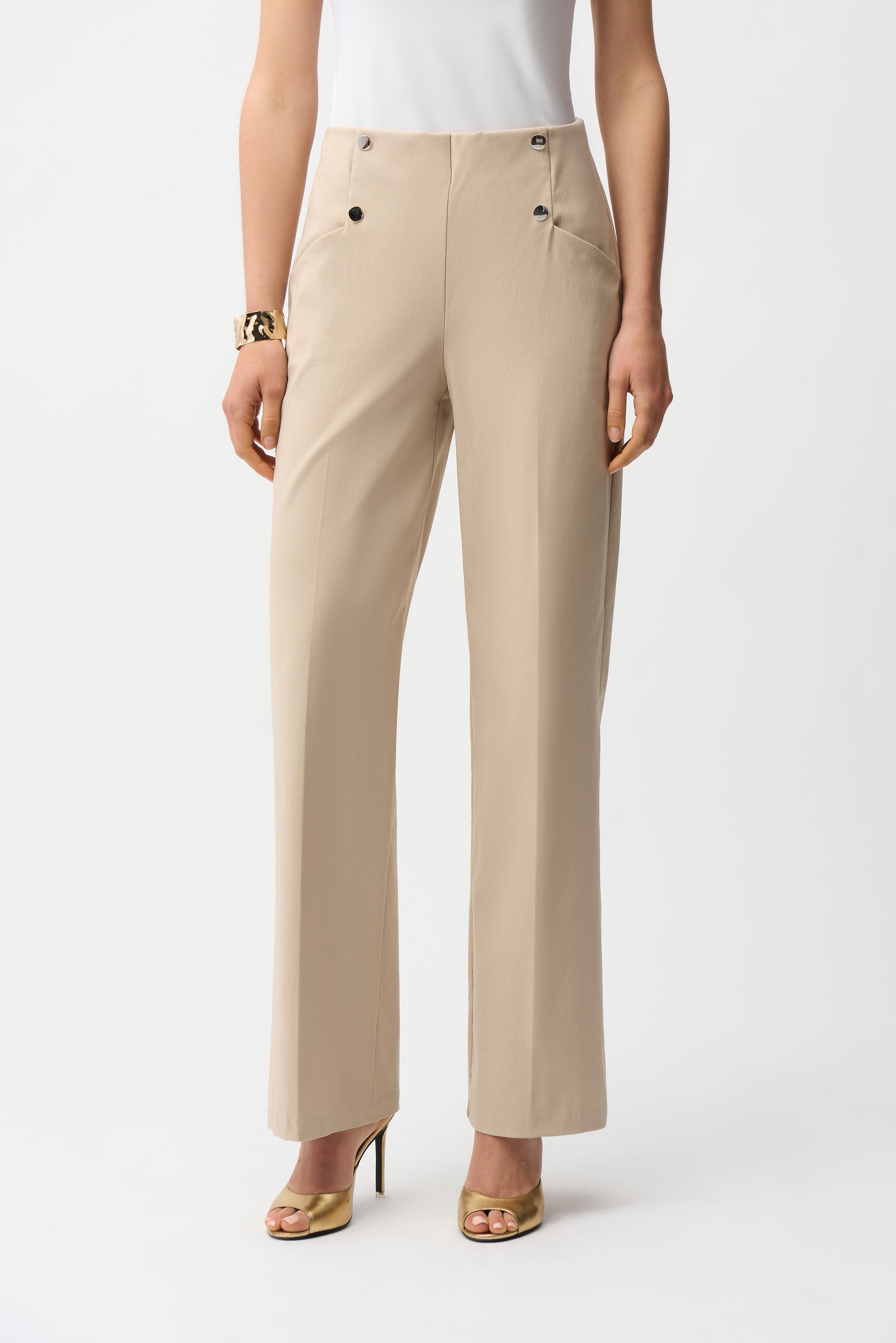 JOSEPH RIBKOFF BEIGE PANT 261040-4370 126