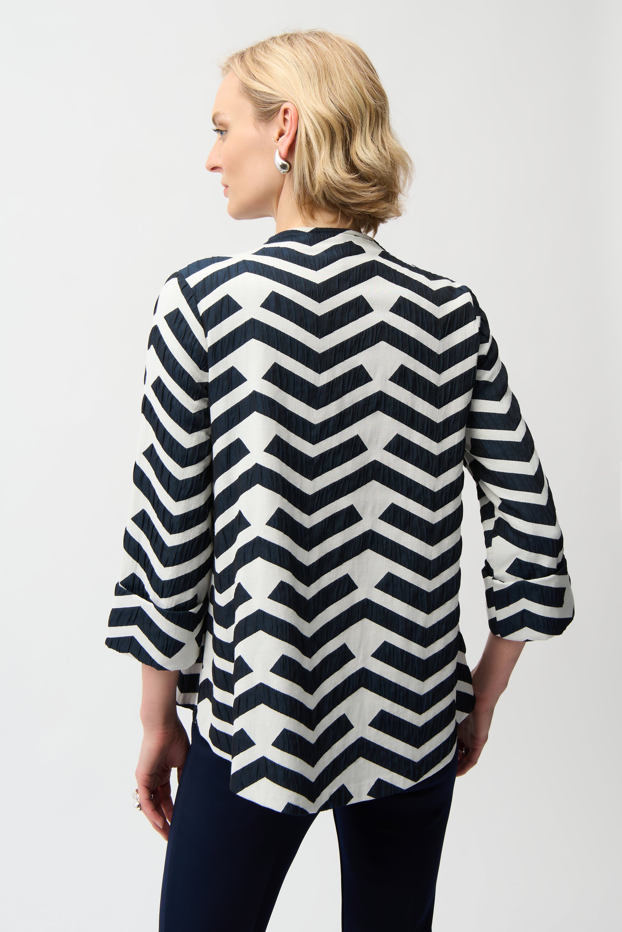 JOSEPH RIBKOFF GEOMETRIC PRINT JACKET 261097-4252 126