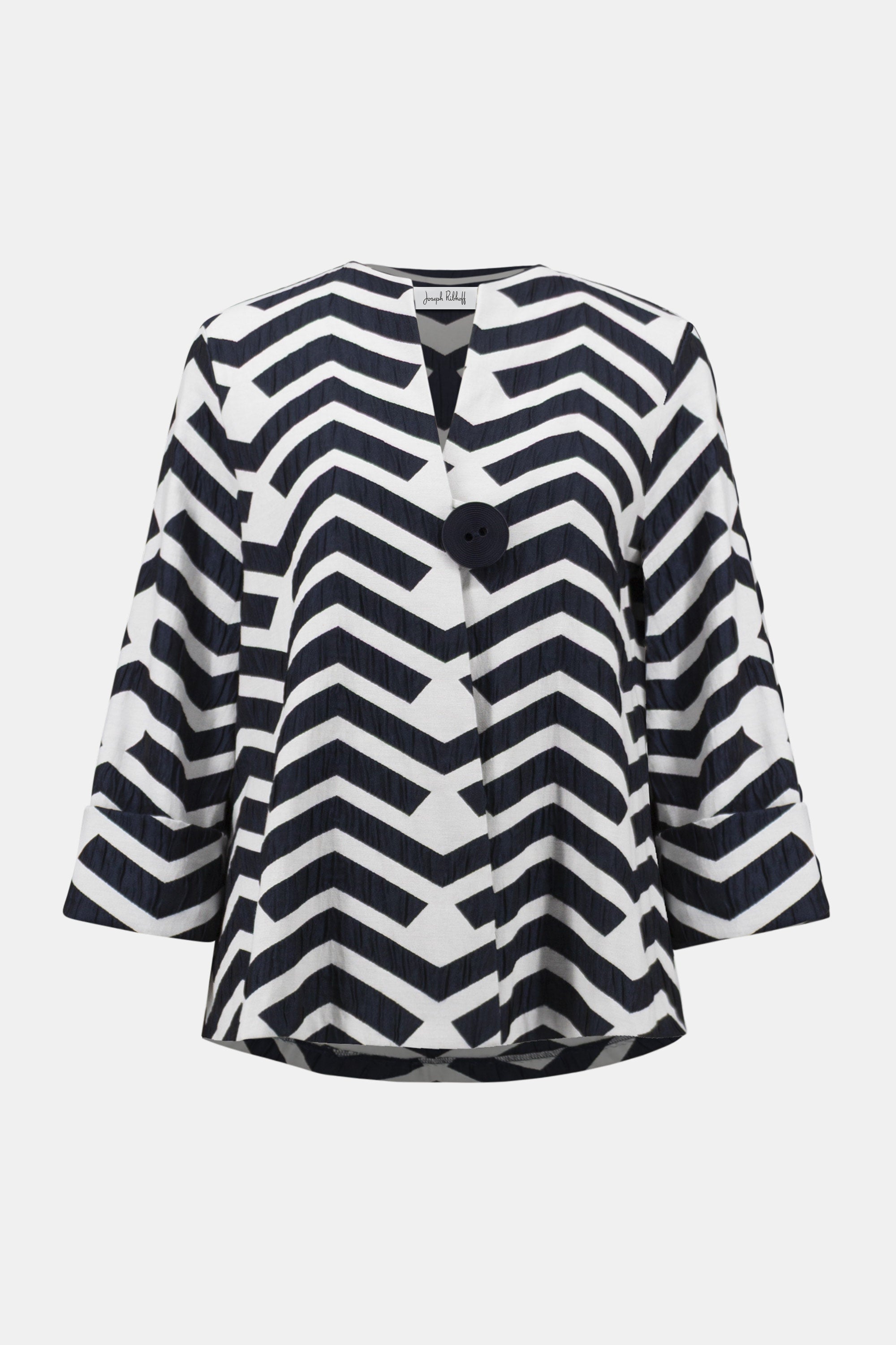 JOSEPH RIBKOFF GEOMETRIC PRINT JACKET 261097-4252 126